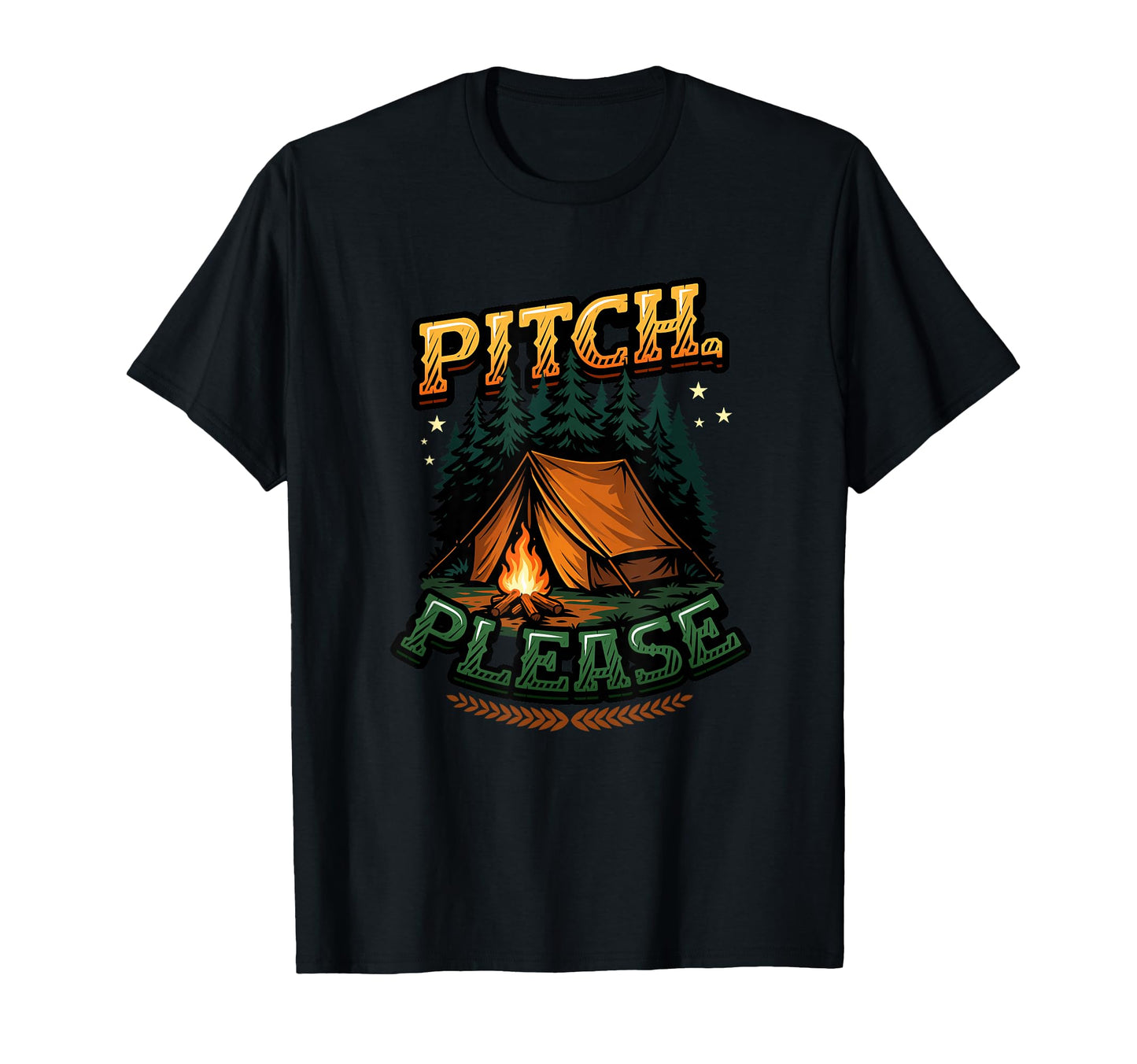 Funny Camping Sarcastic Camper Tent T-Shirt - Custom Art Print Unisex - T-Shirt, Sweatshirt, Hoodie
