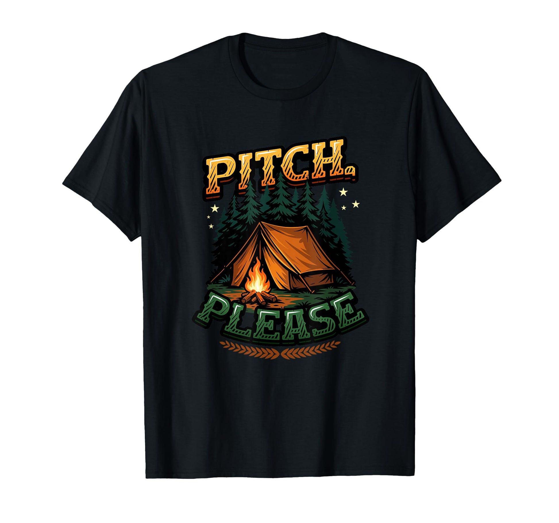 Funny Camping Sarcastic Camper Tent T-Shirt - Custom Art Print Unisex - T-Shirt, Sweatshirt, Hoodie