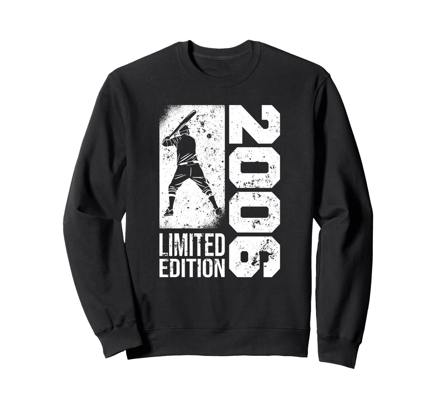 Baseball Player Born 2006 Birthday Sweatshirt - Graphic Print Unisex - T-Shirt, Sweatshirt, Hoodie