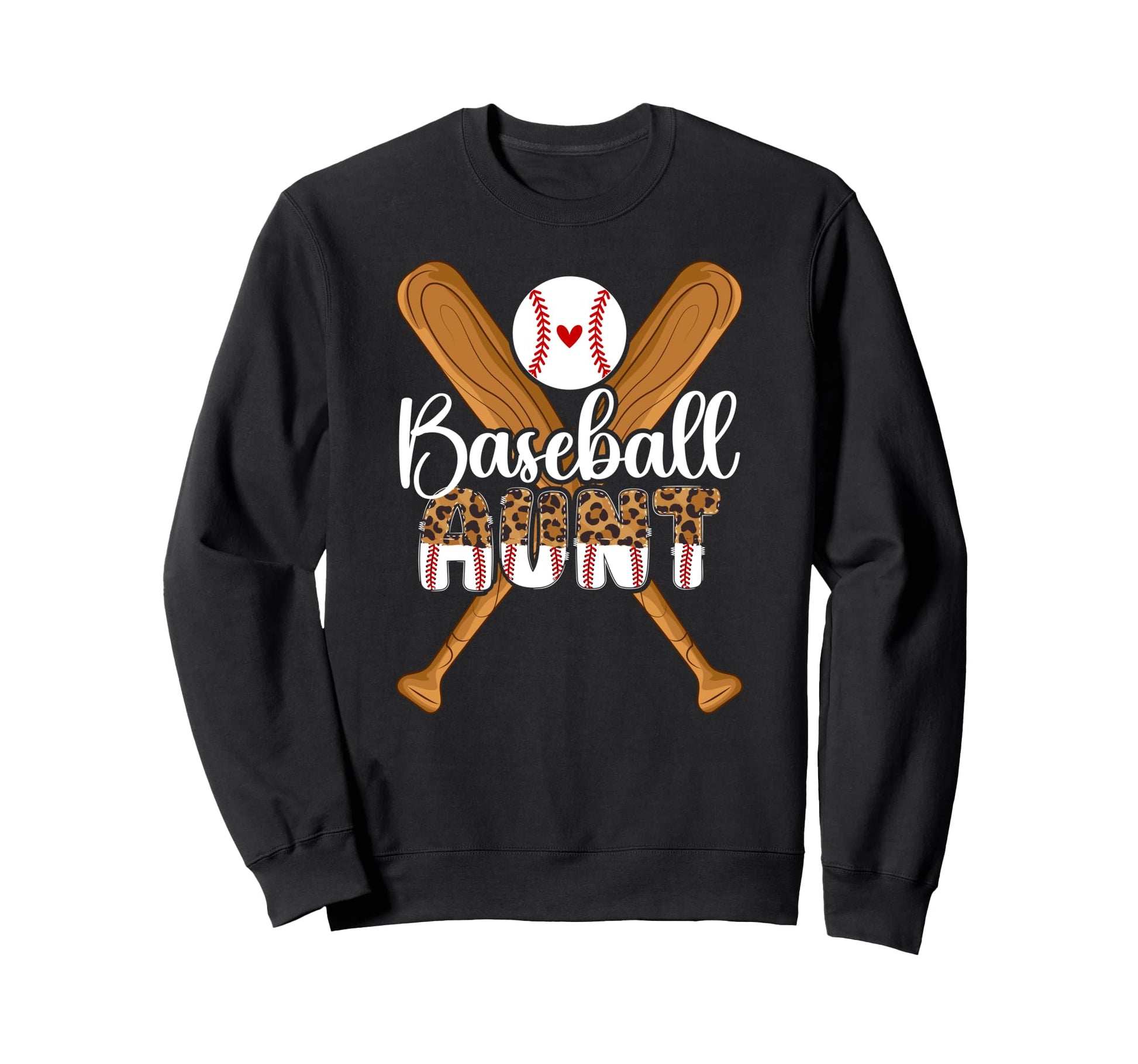 Baseball Aunt Baseball Player Sweatshirt - Casual Everyday Wear Men Women - T-Shirt, Sweatshirt, Hoodie
