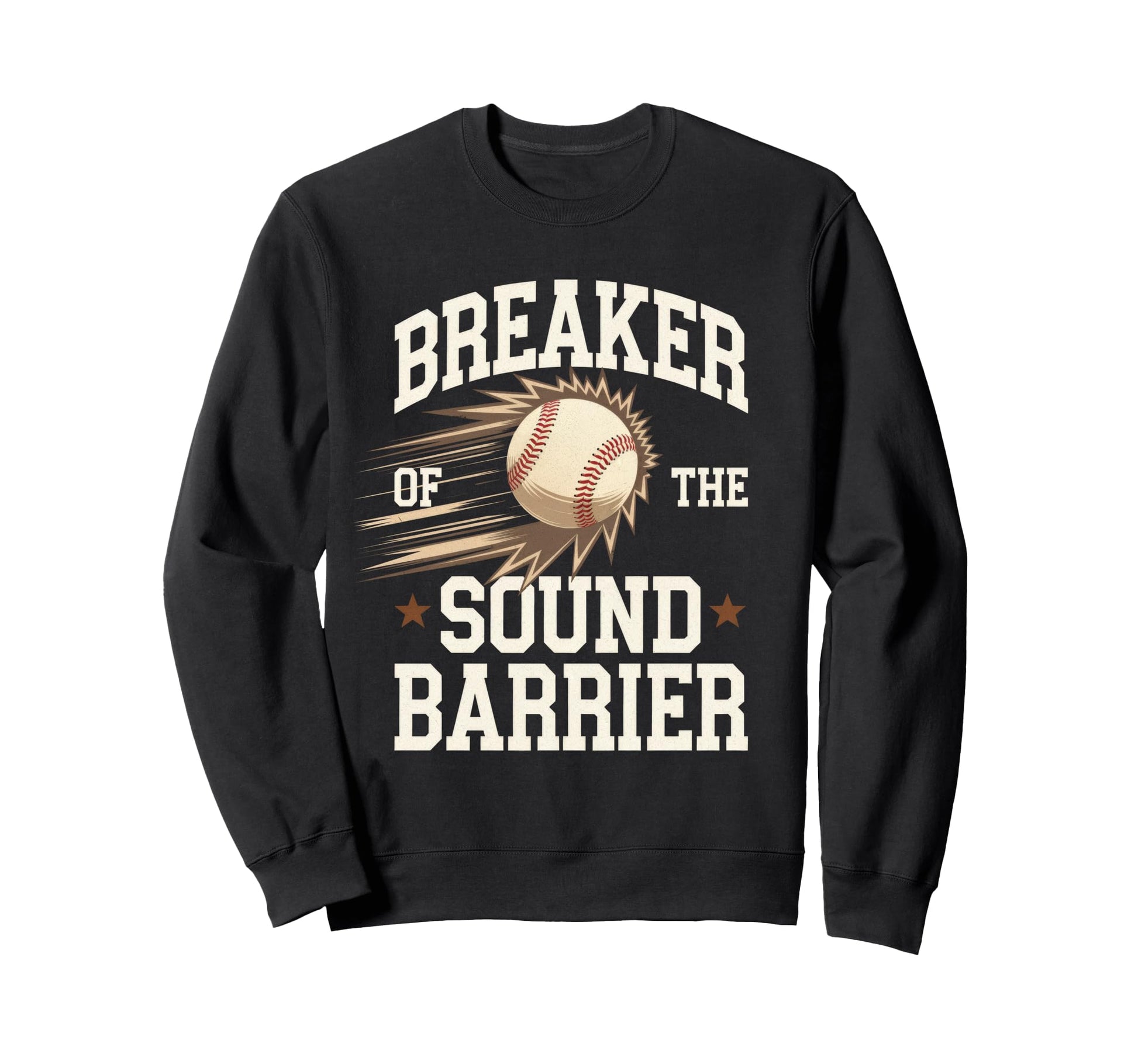 Breaker Sound Barrier Baseball Sweatshirt - Graphic Print Men Women - T-Shirt, Sweatshirt, Hoodie