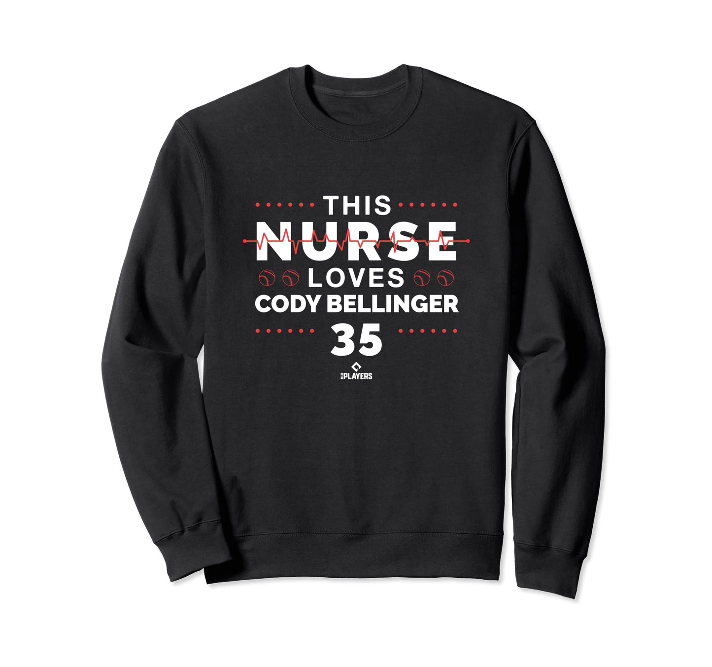 This Nurse Loves Cody Bellinger Sweatshirt - Minimalist Print Men Women - T-Shirt, Sweatshirt, Hoodie