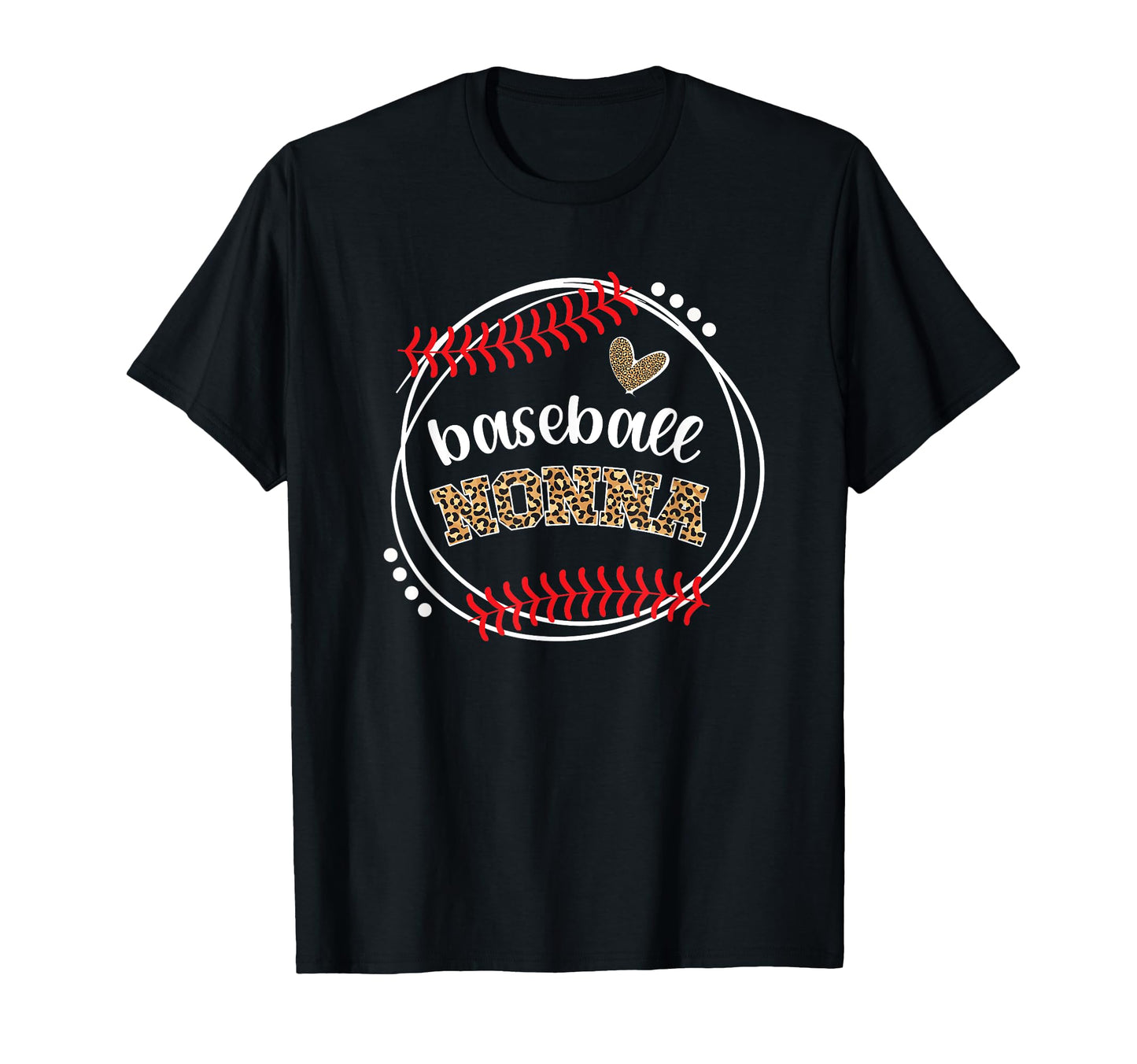 Baseball Nonna Leopard Nonna Baseball T-Shirt - Fun Novelty Design Unisex - T-Shirt, Sweatshirt, Hoodie