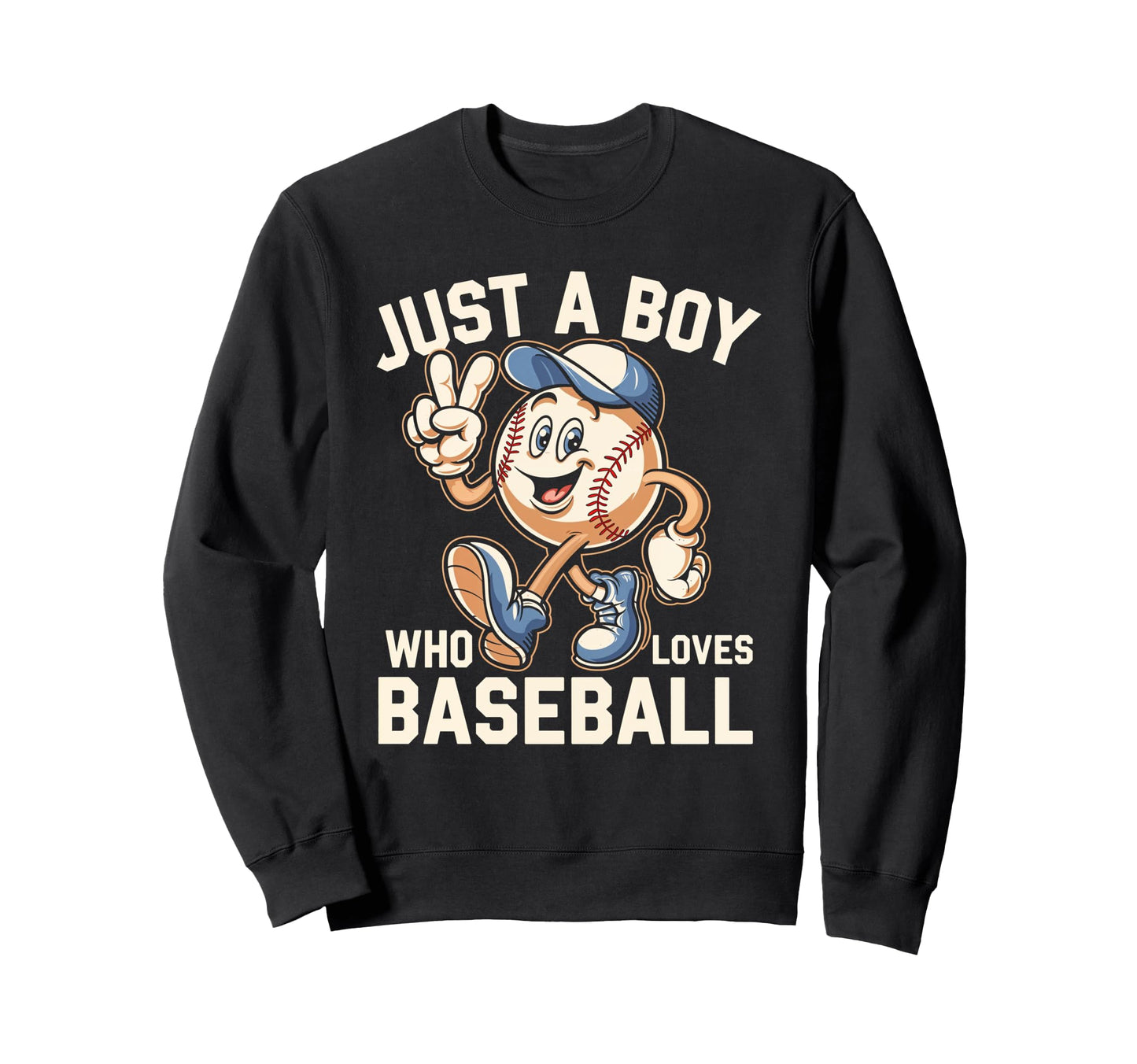 Just Who Loves Baseball Sport Sweatshirt - Aesthetic Graphic for Adults - T-Shirt, Sweatshirt, Hoodie
