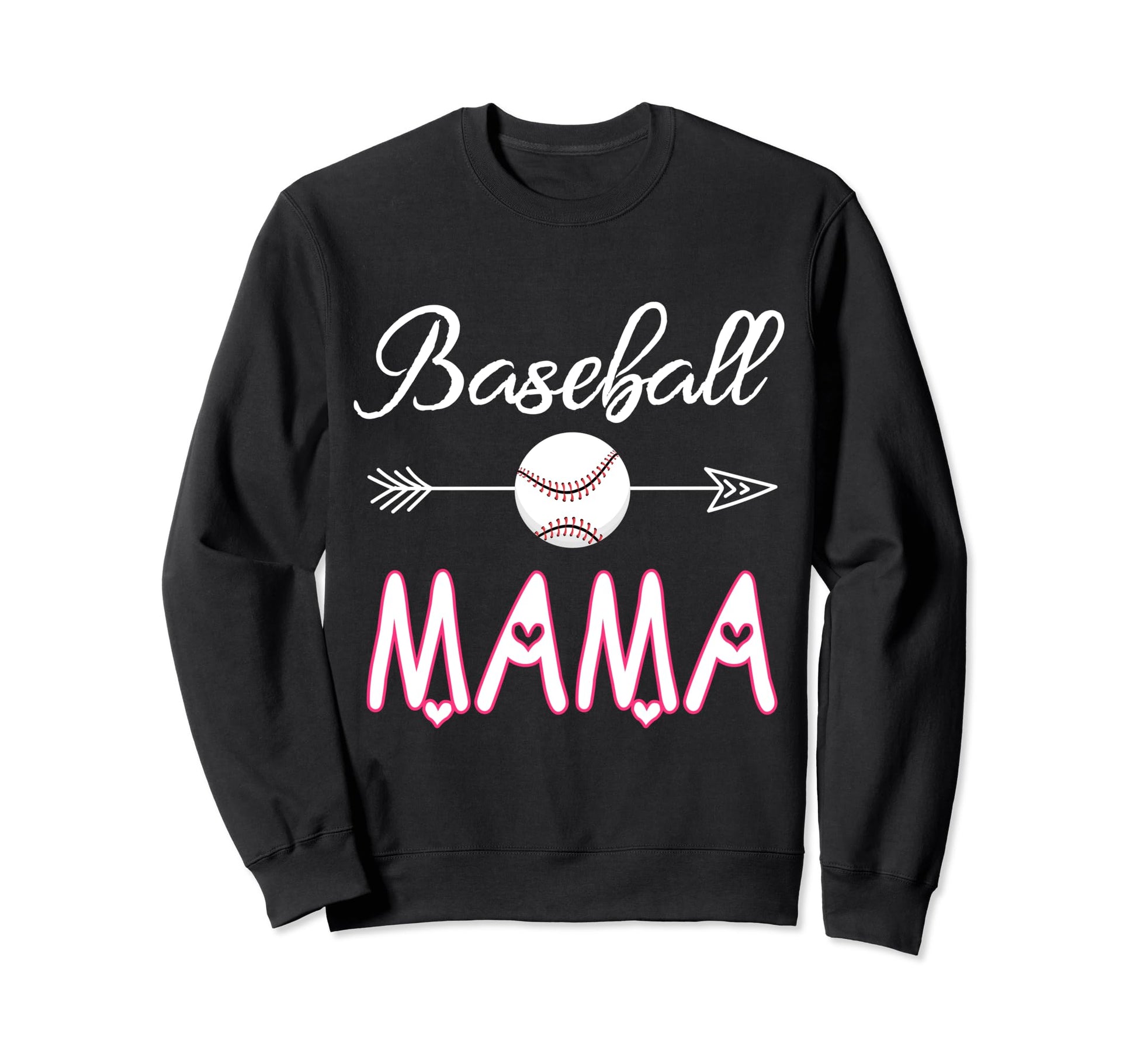 Baseball Mama Birthday Sport Sweatshirt - Casual Everyday Wear Men Women - T-Shirt, Sweatshirt, Hoodie