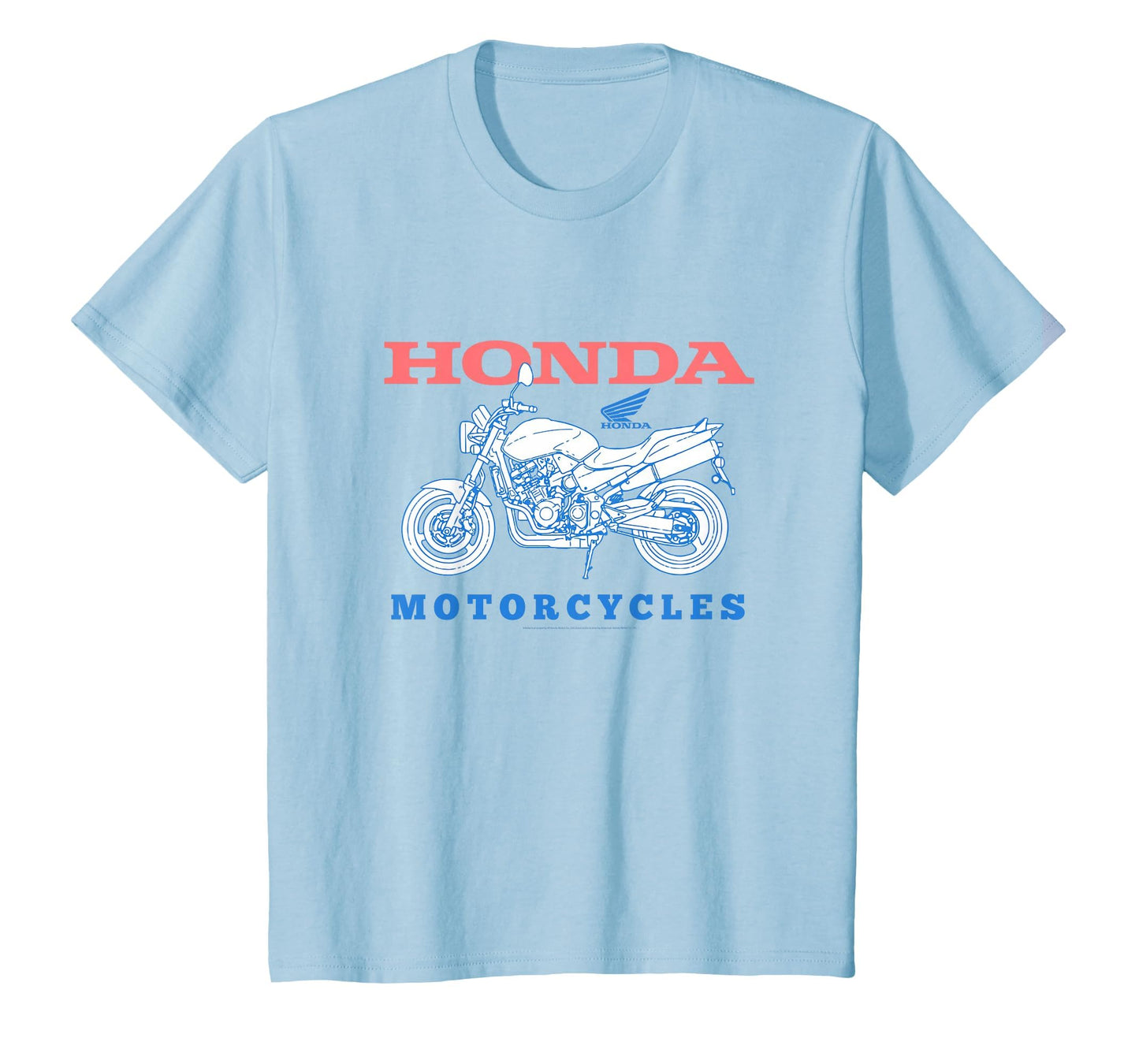 Honda Powersports Red White Blue T-Shirt - Casual Everyday Wear for Adults - T-Shirt, Sweatshirt, Hoodie