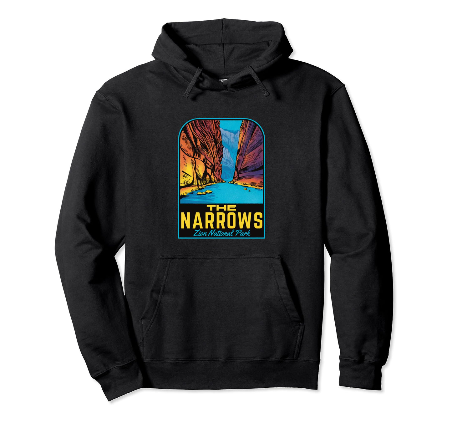 Narrows Zion National Park Hoodie - Novelty Apparel Men Women - T-Shirt, Sweatshirt, Hoodie