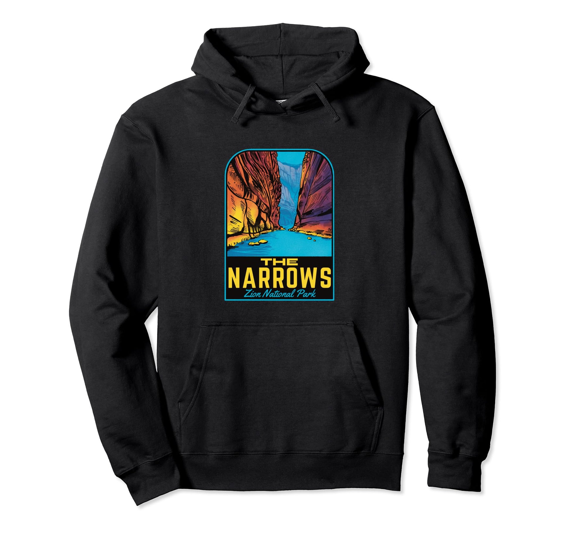Narrows Zion National Park Hoodie - Novelty Apparel Men Women - T-Shirt, Sweatshirt, Hoodie