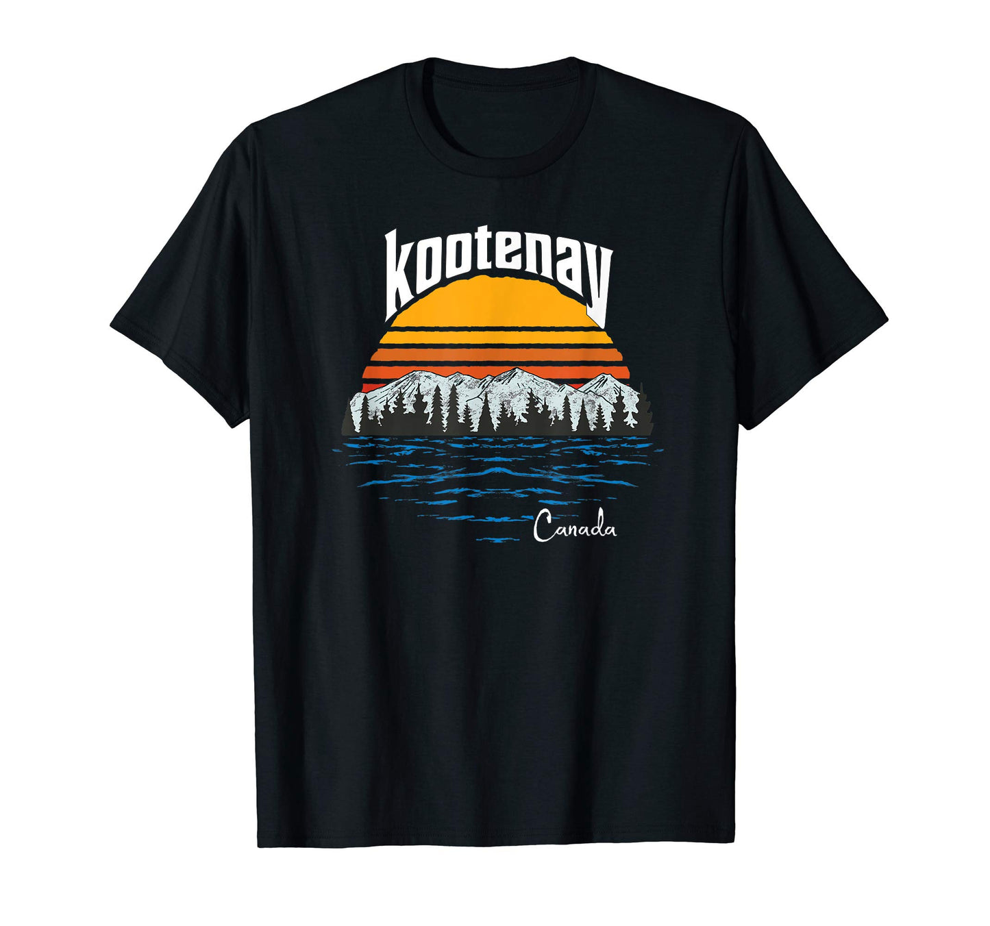 Kootenay Lake British Co Canada T-Shirt - Streetwear Style Men Women - T-Shirt, Sweatshirt, Hoodie