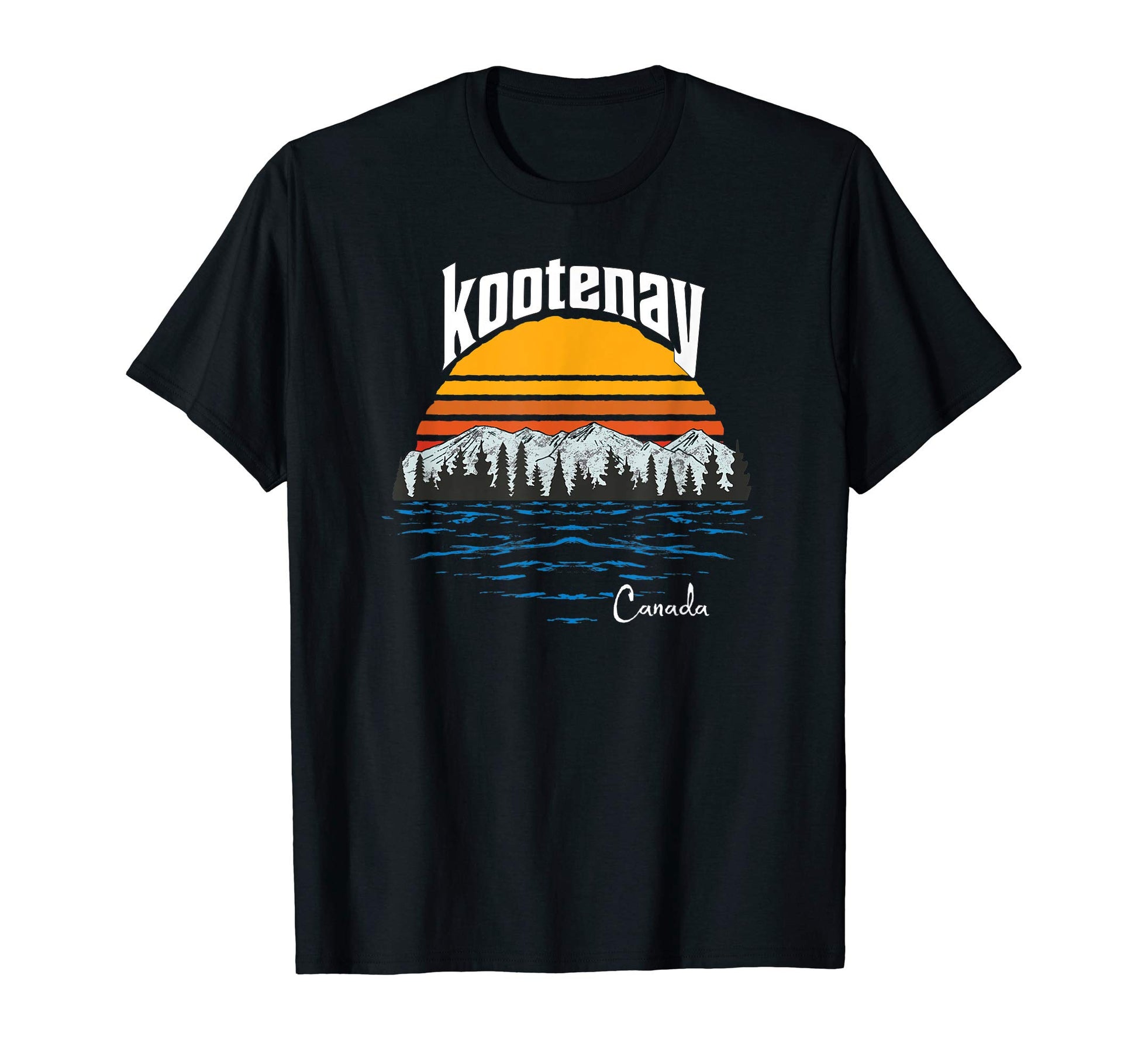 Kootenay Lake British Co Canada T-Shirt - Streetwear Style Men Women - T-Shirt, Sweatshirt, Hoodie