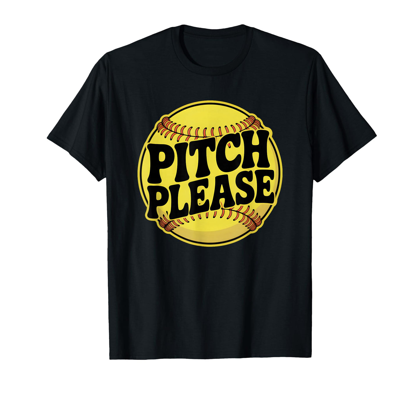 Pitch Please Funny Pun Sports T-Shirt - Minimalist Print for Adults - T-Shirt, Sweatshirt, Hoodie
