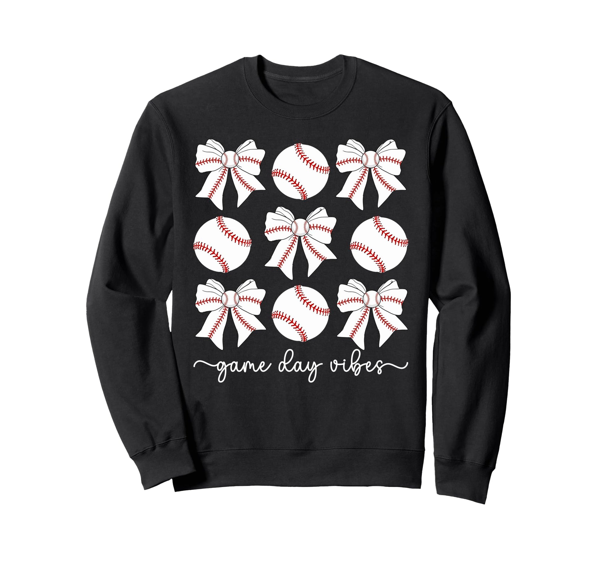 Game Day Vibes Baseball Game Day Sweatshirt - Novelty Apparel Unisex - T-Shirt, Sweatshirt, Hoodie