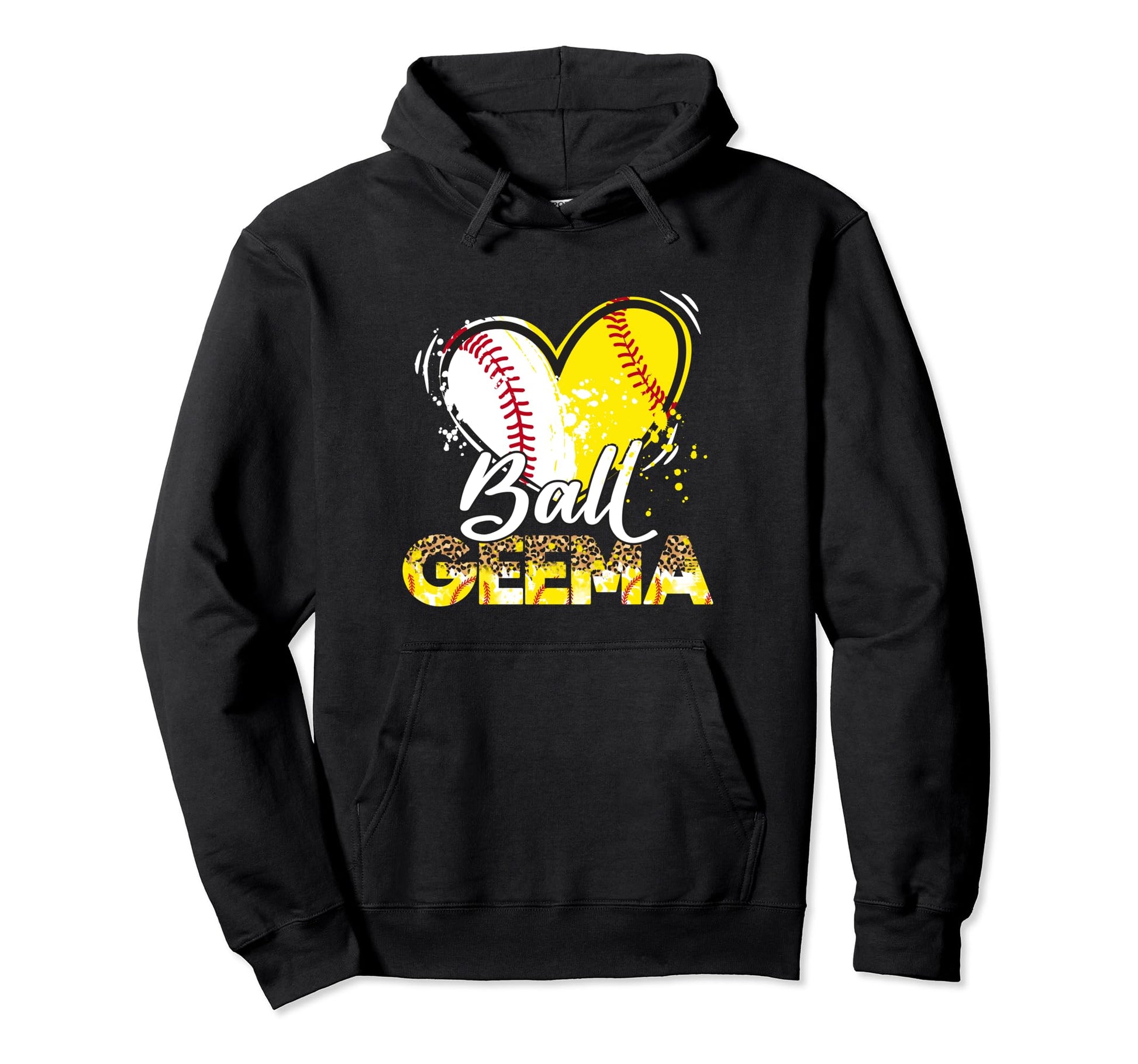 Geema Both Baseball Softball Sport Hoodie - Custom Art Print Men Women - T-Shirt, Sweatshirt, Hoodie
