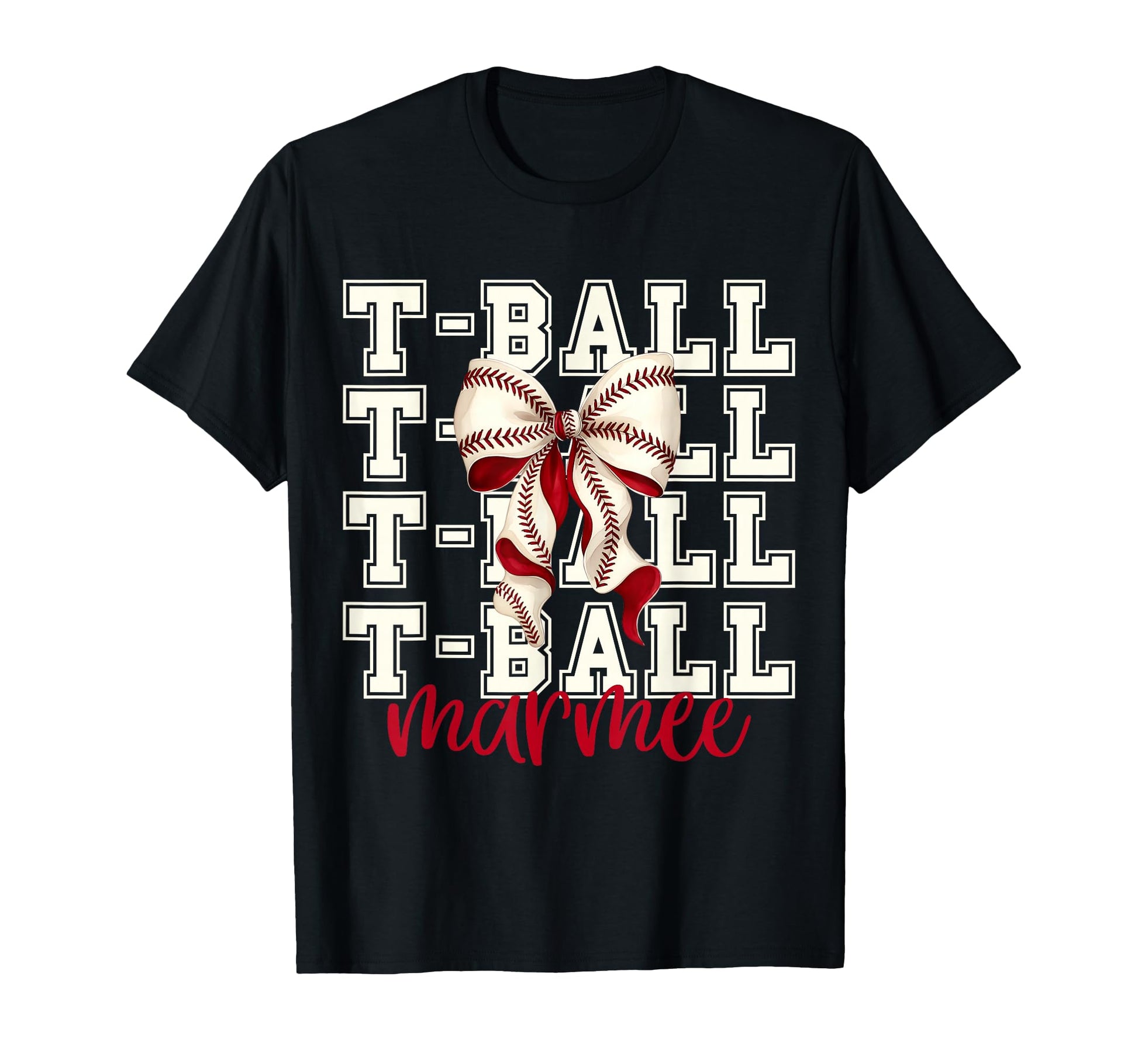 Tball Marmee Teeball T Ball Coquette T-Shirt - Unique Graphic for Adults - T-Shirt, Sweatshirt, Hoodie