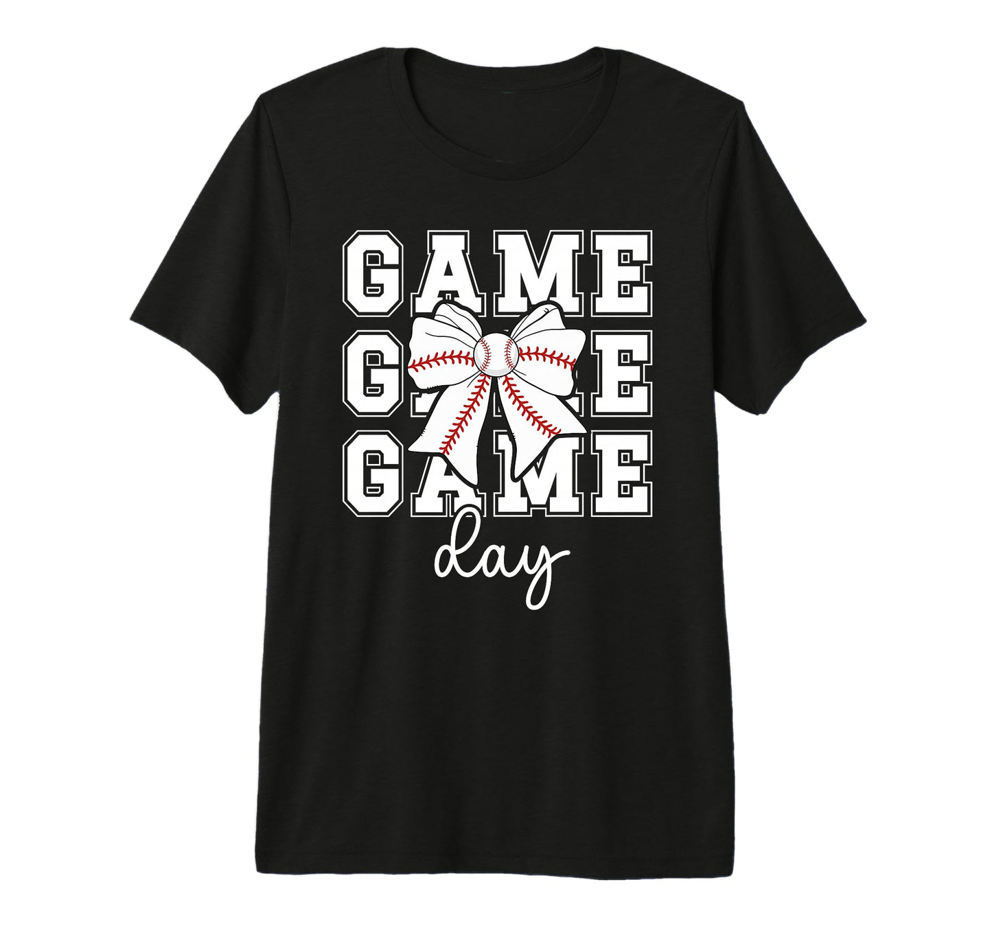Game Day Baseball Coquette Baseball Game T-Shirt - Novelty Apparel Unisex - T-Shirt, Sweatshirt, Hoodie