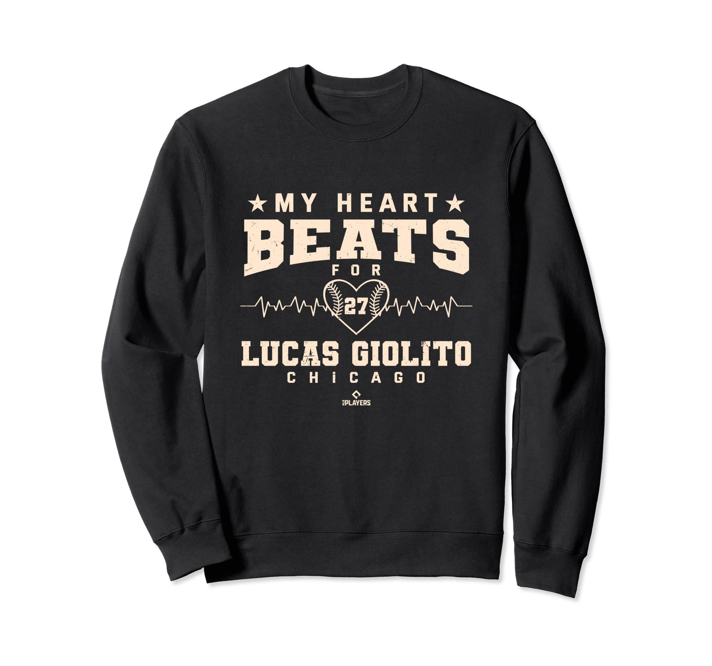 My Heart Beats Lucas Giolito Sweatshirt - Casual Everyday Wear for Adults - T-Shirt, Sweatshirt, Hoodie