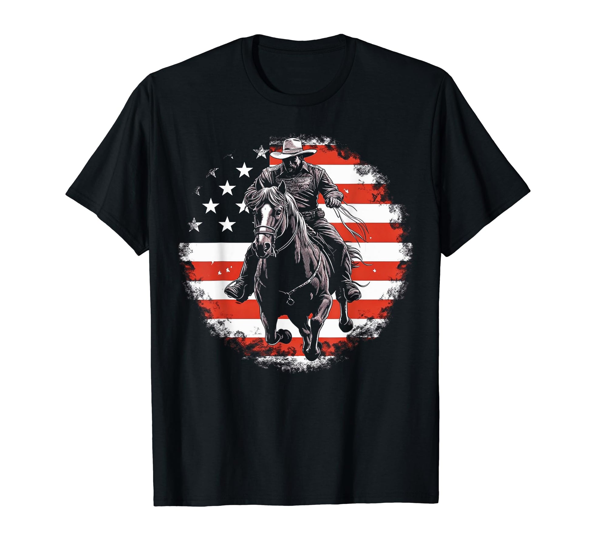 Cowboy Rodeo Horse Riding Usa Cowboy T-Shirt - Novelty Apparel Unisex - T-Shirt, Sweatshirt, Hoodie