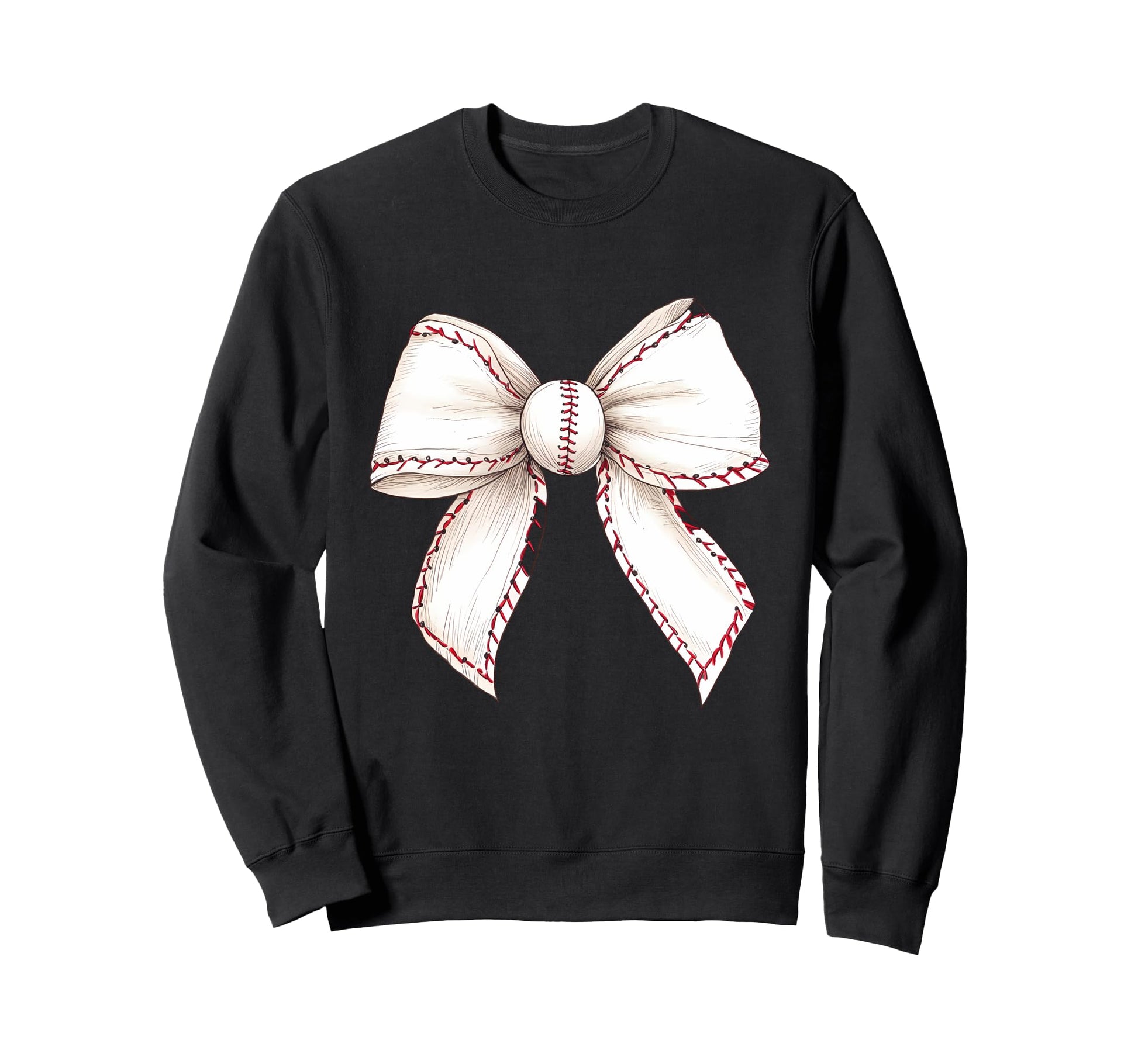 Baseball Coquette Bow Baseball Game Sweatshirt - Unique Graphic Men Women - T-Shirt, Sweatshirt, Hoodie