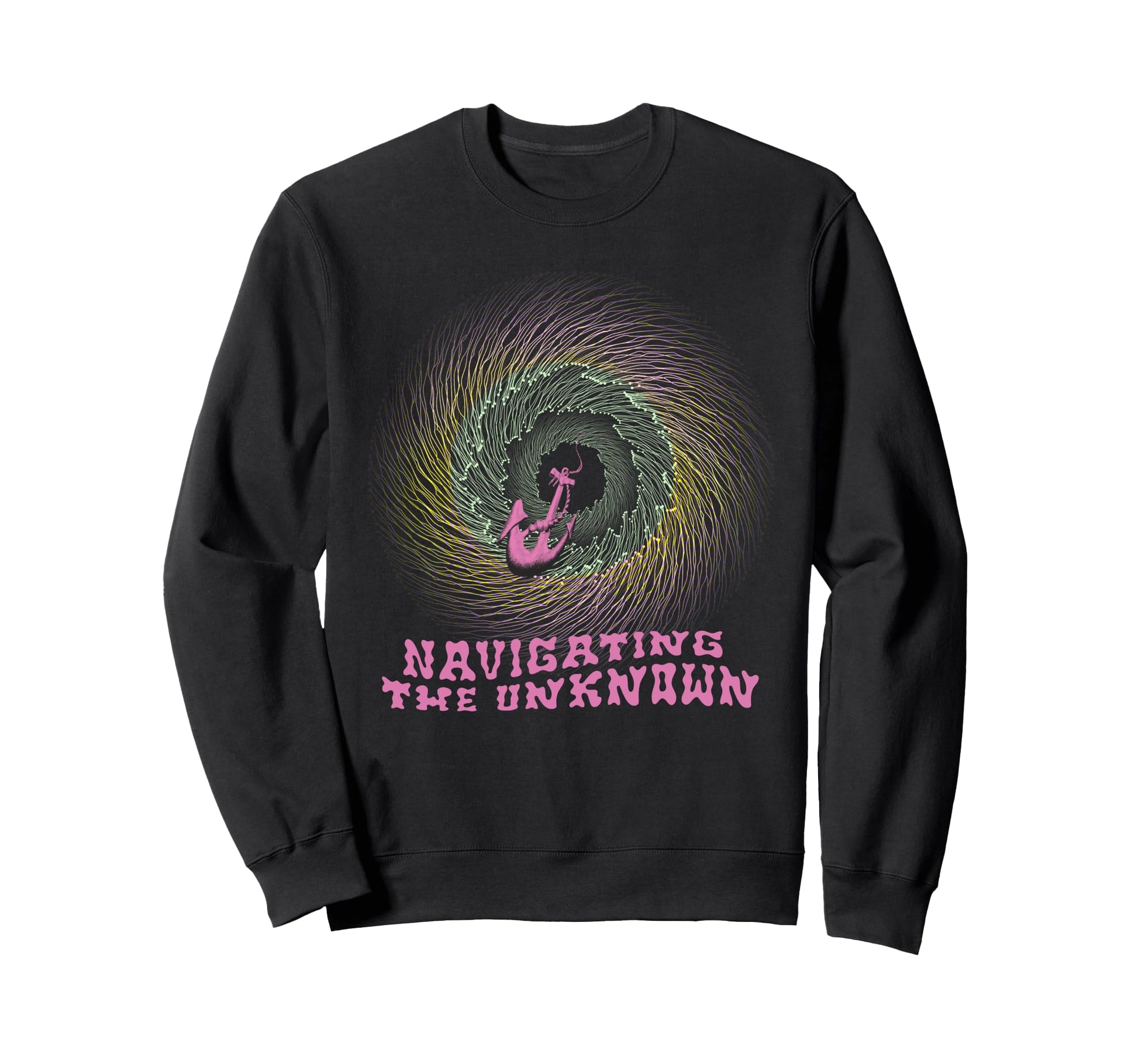 Sea Boat Anchor Y2K Aesthetic Sweatshirt - Minimalist Print for Adults - T-Shirt, Sweatshirt, Hoodie