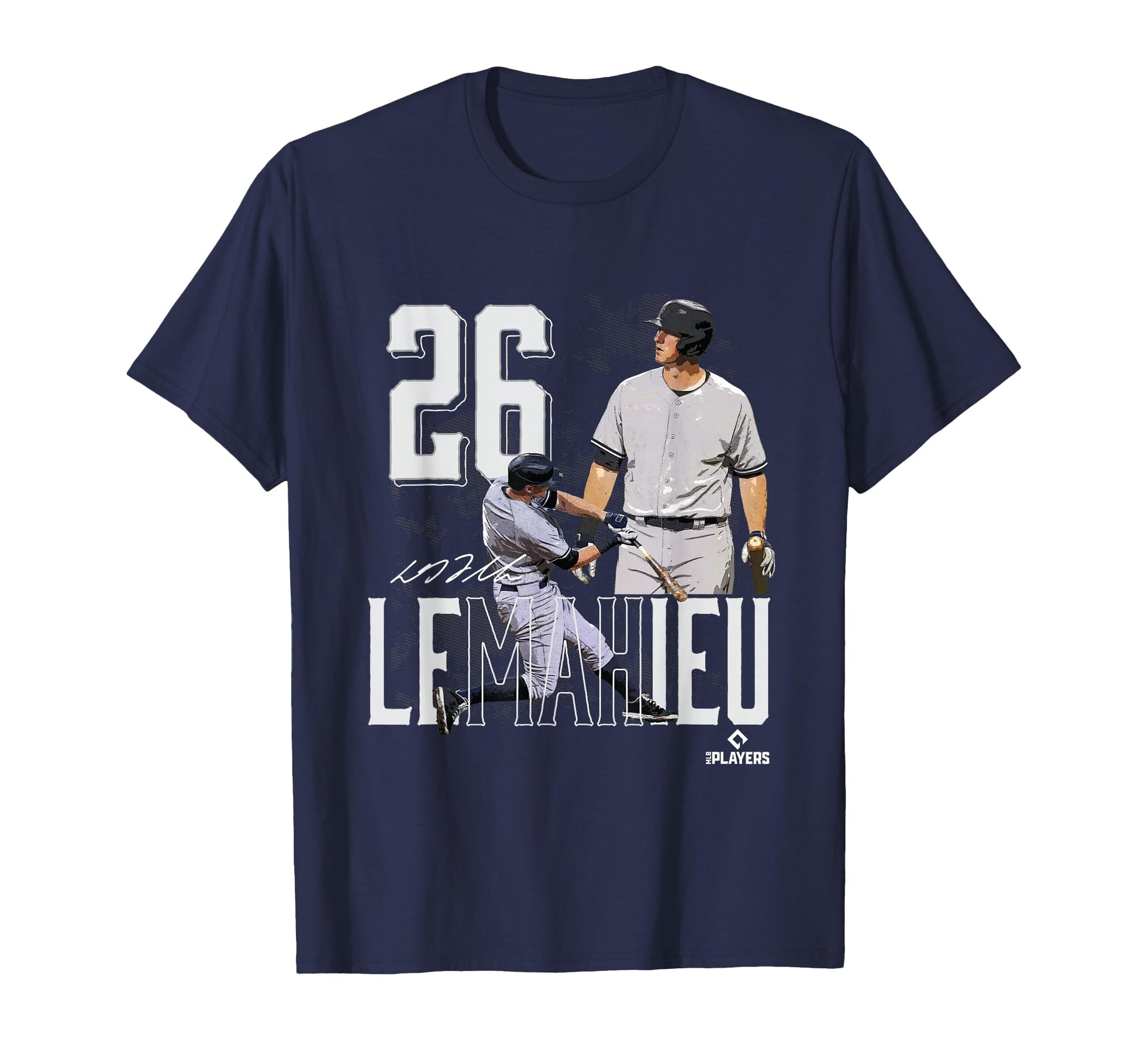 Dj Lemahieu New York Baseball Players T-Shirt - Custom Art Print Men Women - T-Shirt, Sweatshirt, Hoodie