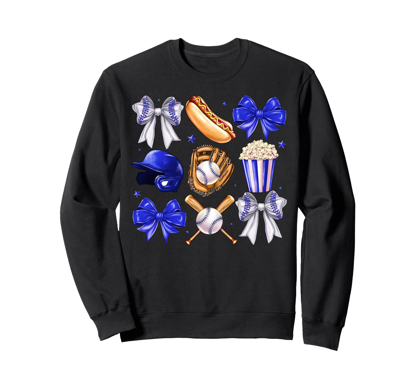Baseball Coquette Bow Baseball Mama Sweatshirt - Trendy Graphic Unisex - T-Shirt, Sweatshirt, Hoodie