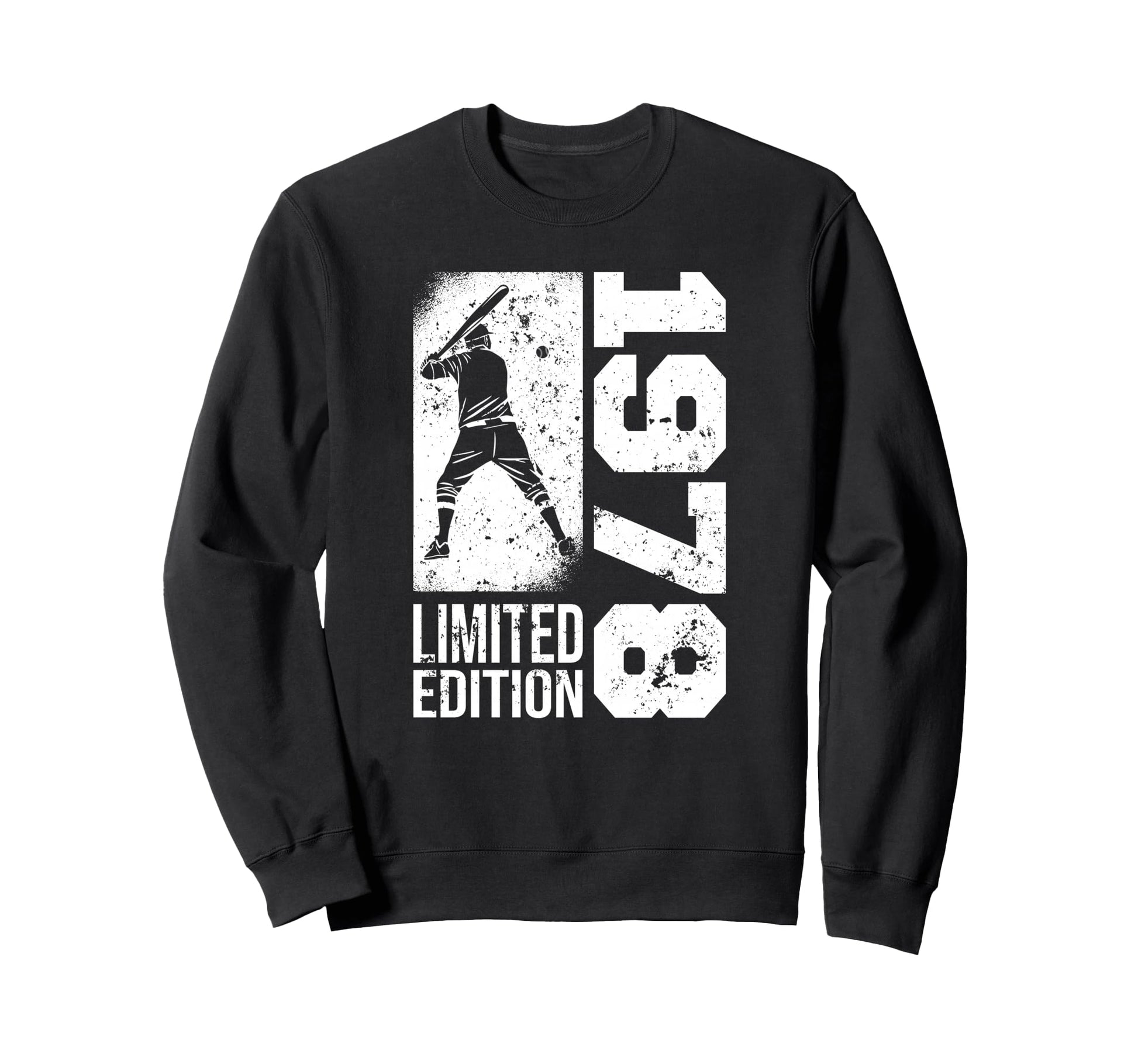 Baseball Player Born 1978 Birthday Sweatshirt - Trendy Graphic for Adults - T-Shirt, Sweatshirt, Hoodie