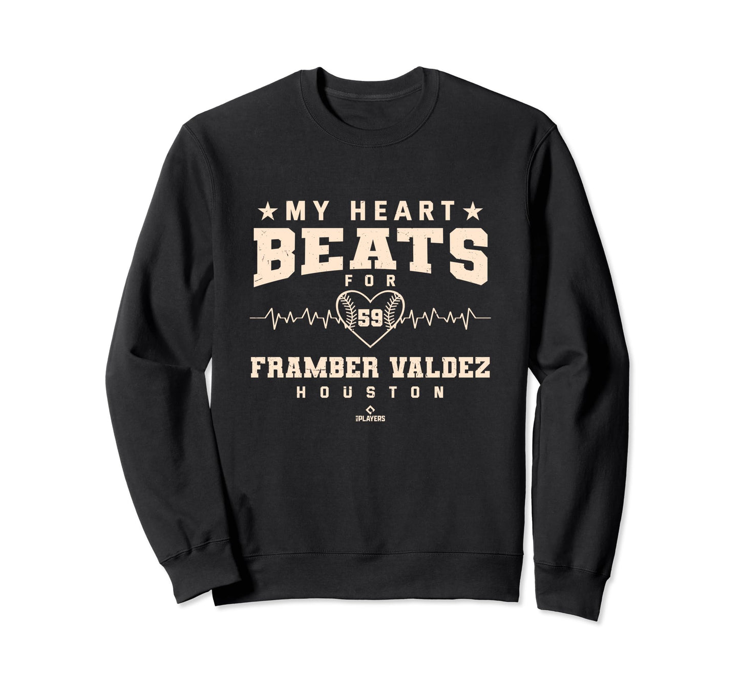 My Heart Beats Framber Valdez Sweatshirt - Casual Everyday Wear Unisex - T-Shirt, Sweatshirt, Hoodie