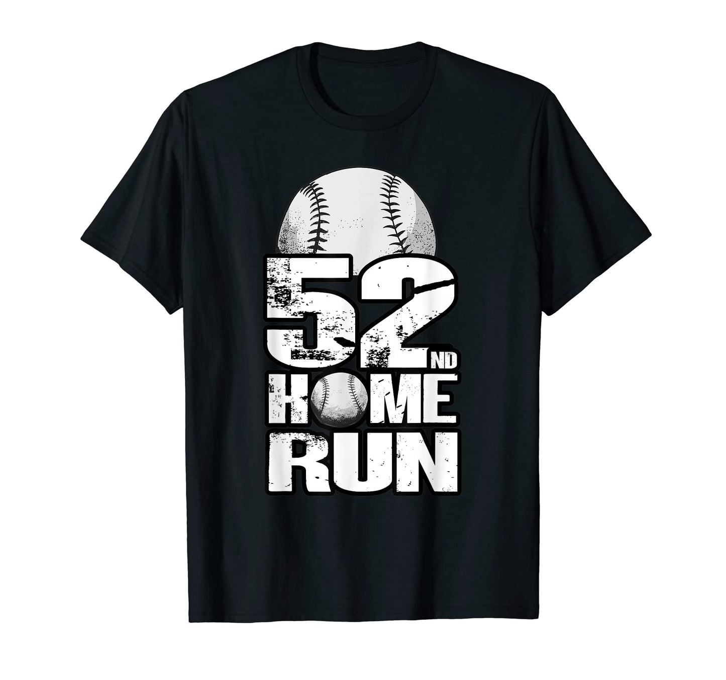 52 Years Old Baseball 52Nd Birthday T-Shirt - Unique Graphic for Adults - T-Shirt, Sweatshirt, Hoodie