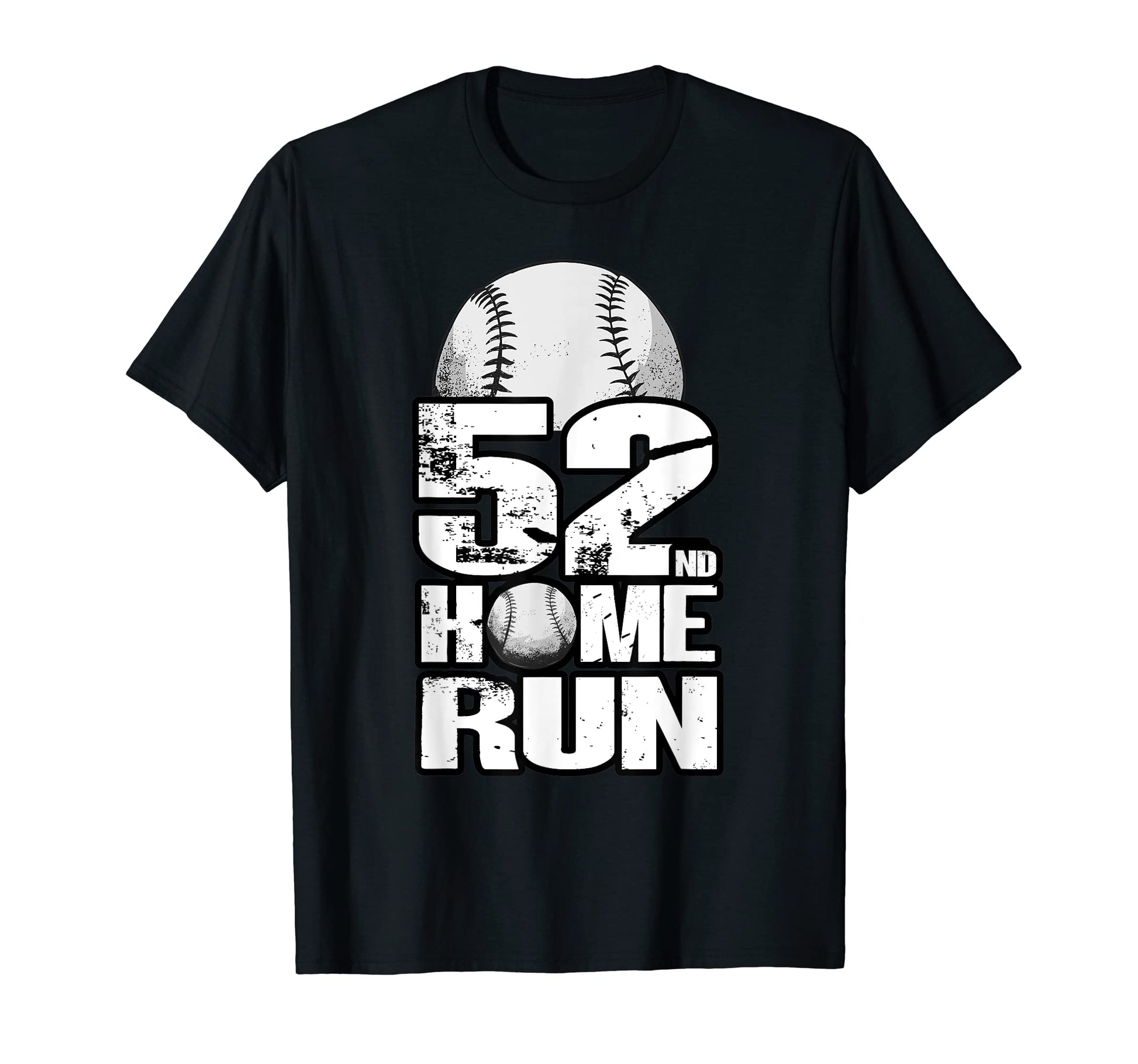 52 Years Old Baseball 52Nd Birthday T-Shirt - Unique Graphic for Adults - T-Shirt, Sweatshirt, Hoodie