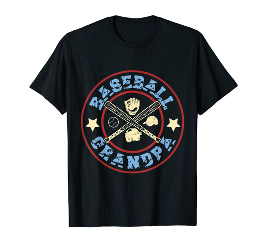 Baseball Grandpa Grandson Gloves T-Shirt - Minimalist Print for Adults - T-Shirt, Sweatshirt, Hoodie