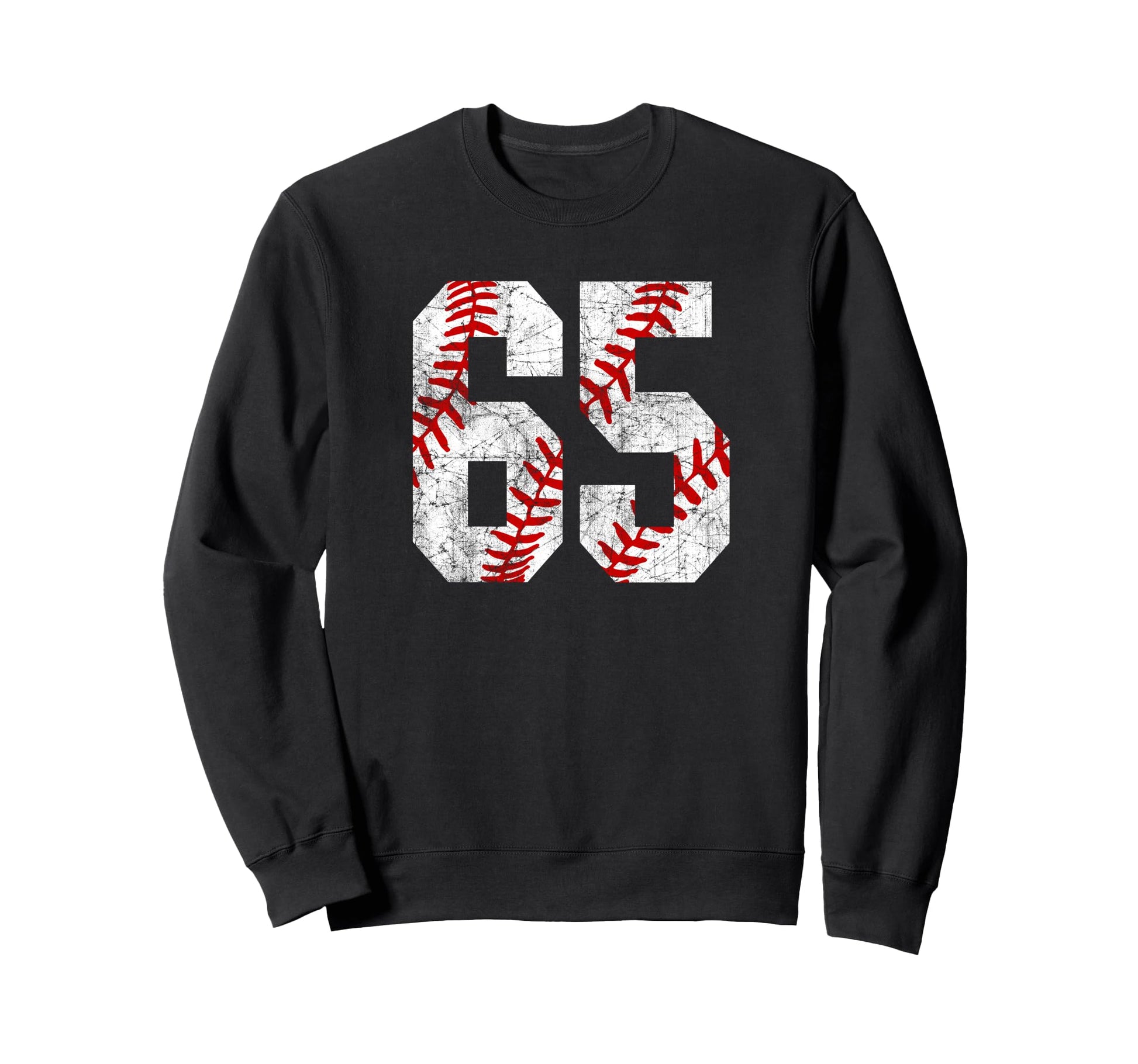 Baseball Mom 65 Jersey Baseball Player Sweatshirt - Trendy Graphic Unisex - T-Shirt, Sweatshirt, Hoodie