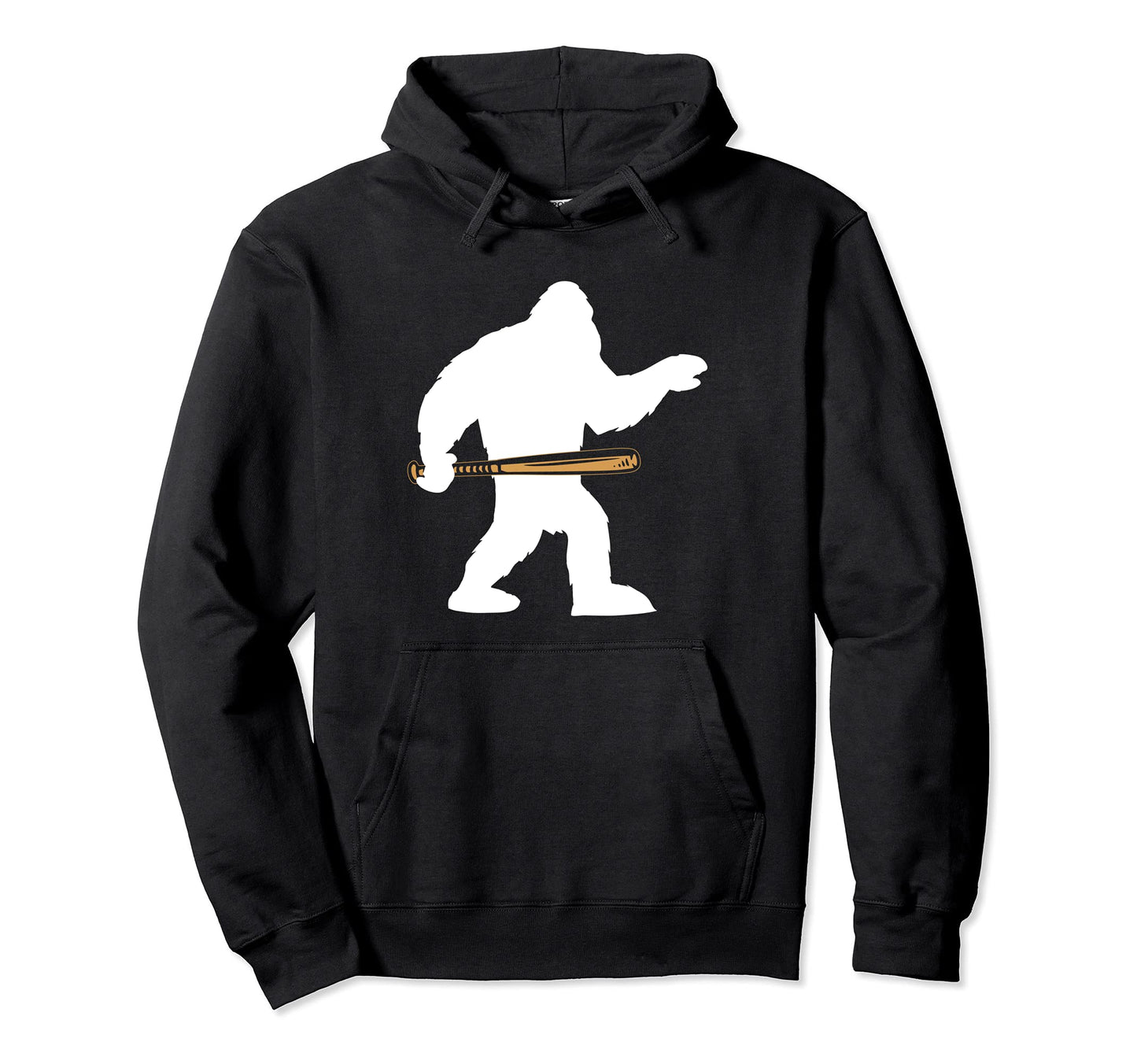 Baseball Bigfoot Baseball Sport Hoodie - Aesthetic Graphic Men Women - T-Shirt, Sweatshirt, Hoodie