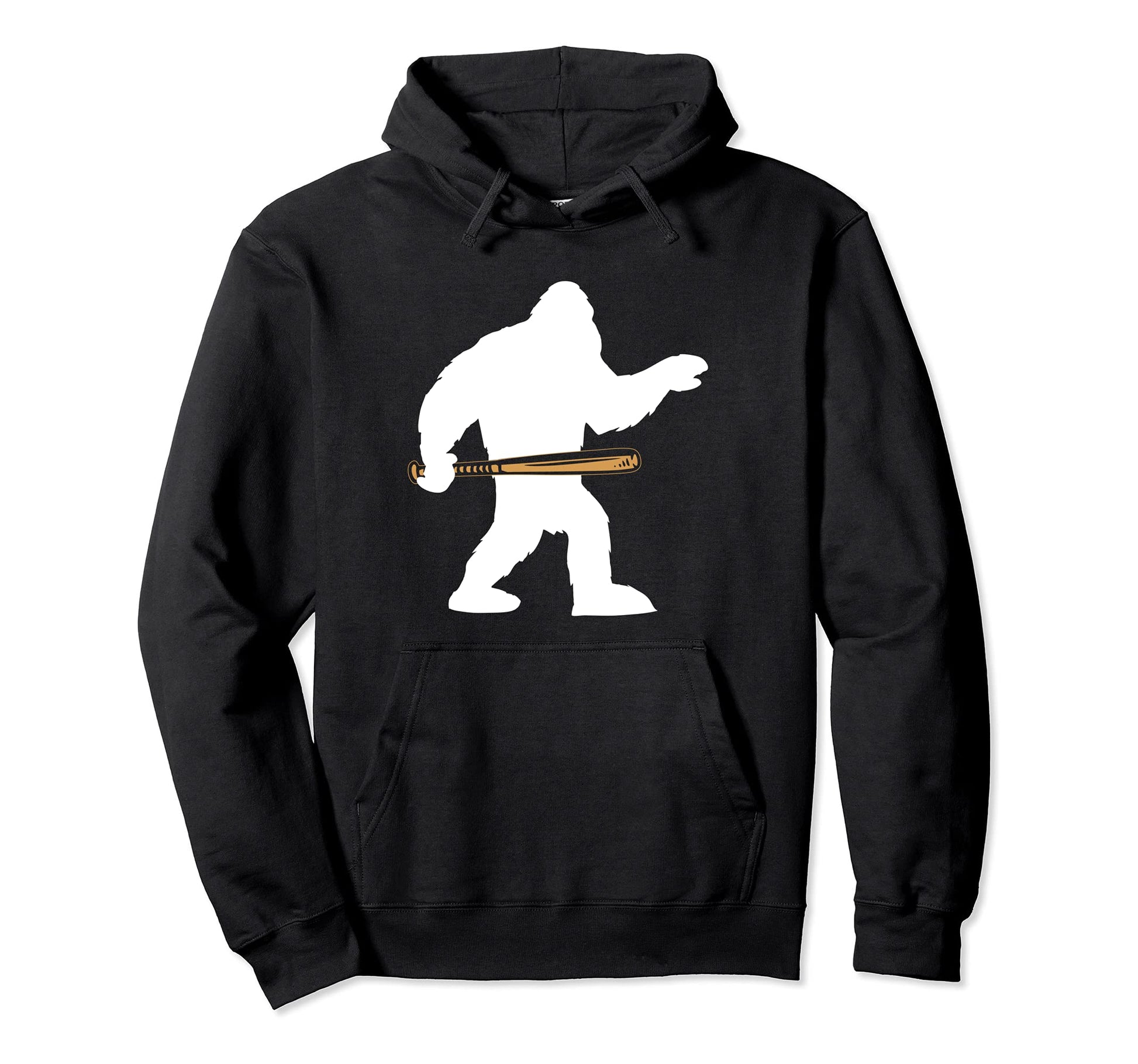 Baseball Bigfoot Baseball Sport Hoodie - Aesthetic Graphic Men Women - T-Shirt, Sweatshirt, Hoodie
