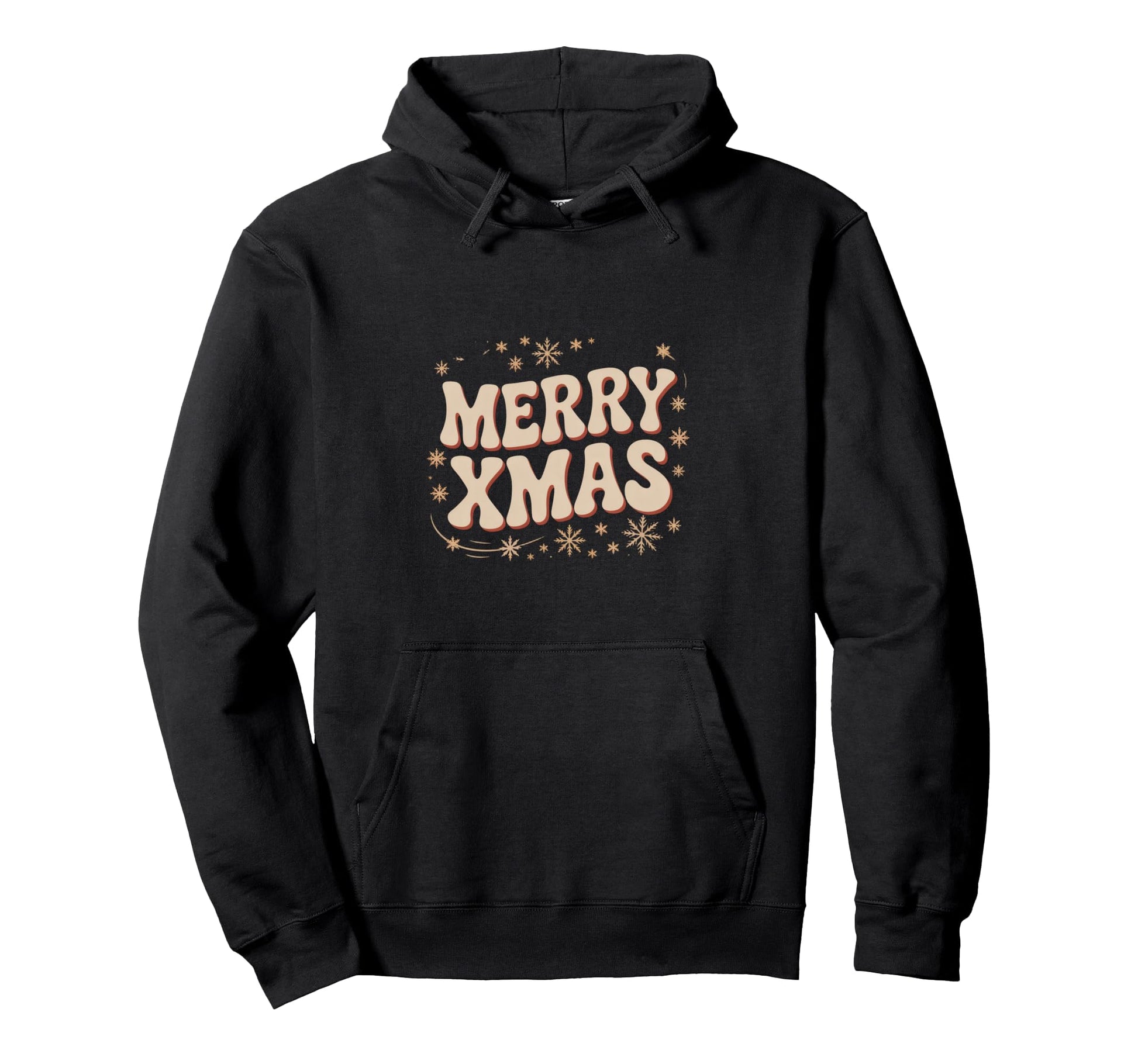 Merry Groovy Typography Hoodie - Aesthetic Graphic Unisex - T-Shirt, Sweatshirt, Hoodie