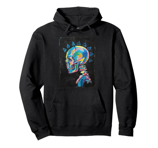 Aesthetic Streetwear Skull Hoodie - Casual Everyday Wear Unisex - T-Shirt, Sweatshirt, Hoodie