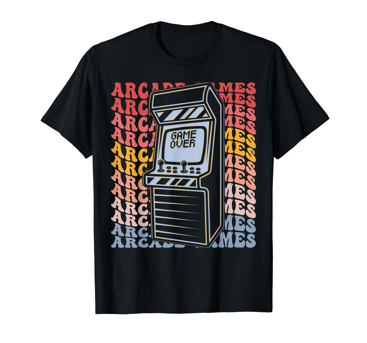 Arcade Games Groovy Gaming T-Shirt - Novelty Apparel Men Women - T-Shirt, Sweatshirt, Hoodie