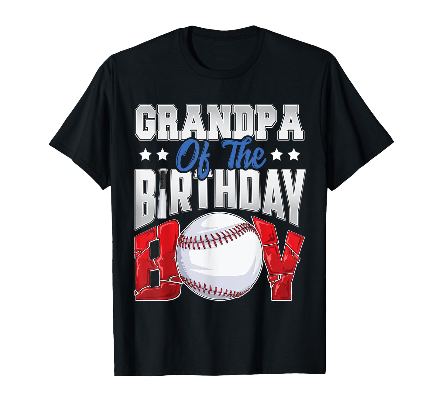 Grandpa Baseball Birthday Family Baller T-Shirt - Streetwear Style Unisex - T-Shirt, Sweatshirt, Hoodie
