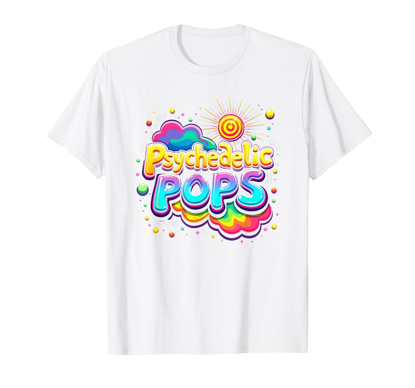 Groovy Dad Psychedelic Pops 60S T-Shirt - Aesthetic Graphic Men Women - T-Shirt, Sweatshirt, Hoodie