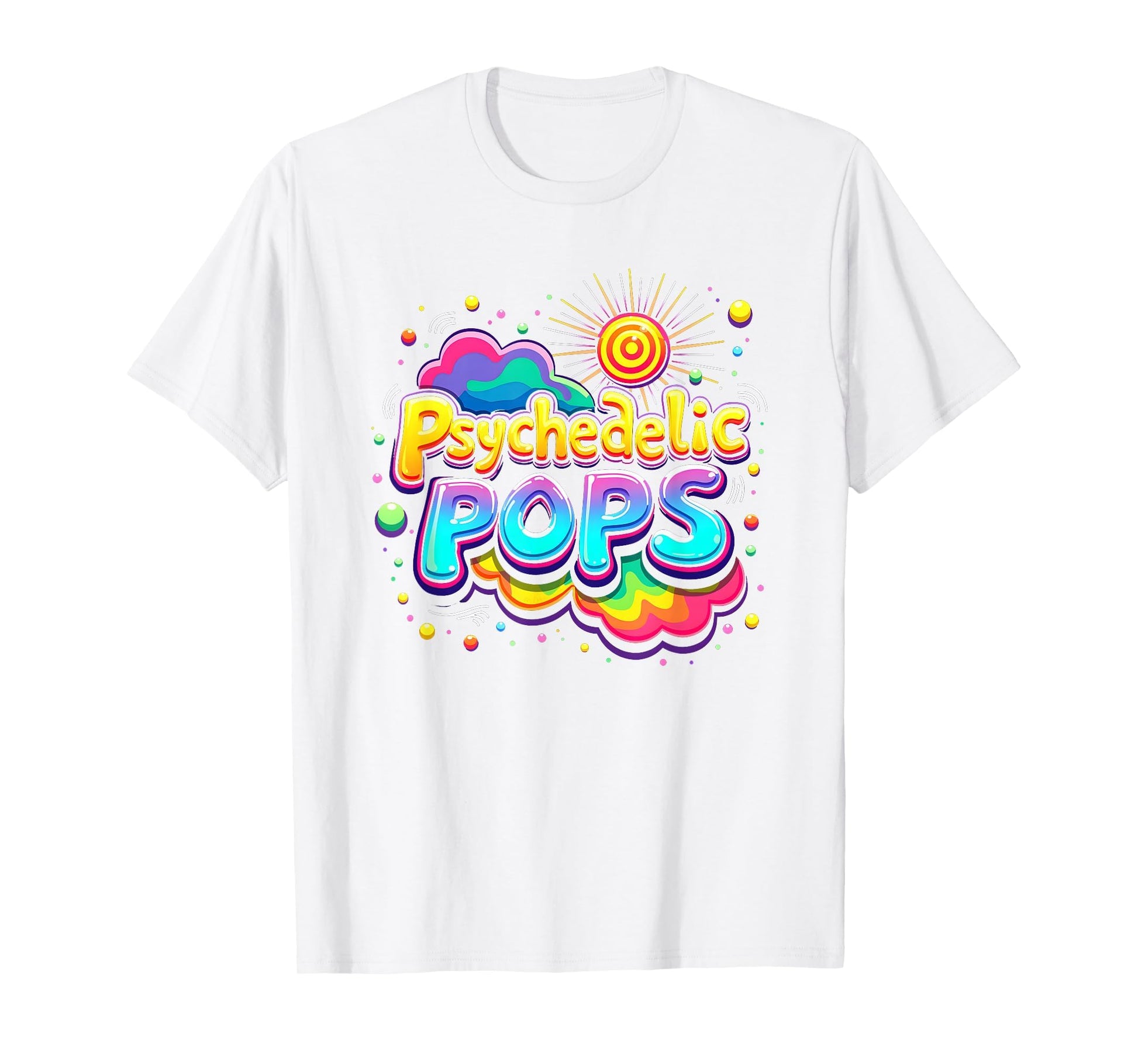 Groovy Dad Psychedelic Pops 60S T-Shirt - Aesthetic Graphic Men Women - T-Shirt, Sweatshirt, Hoodie