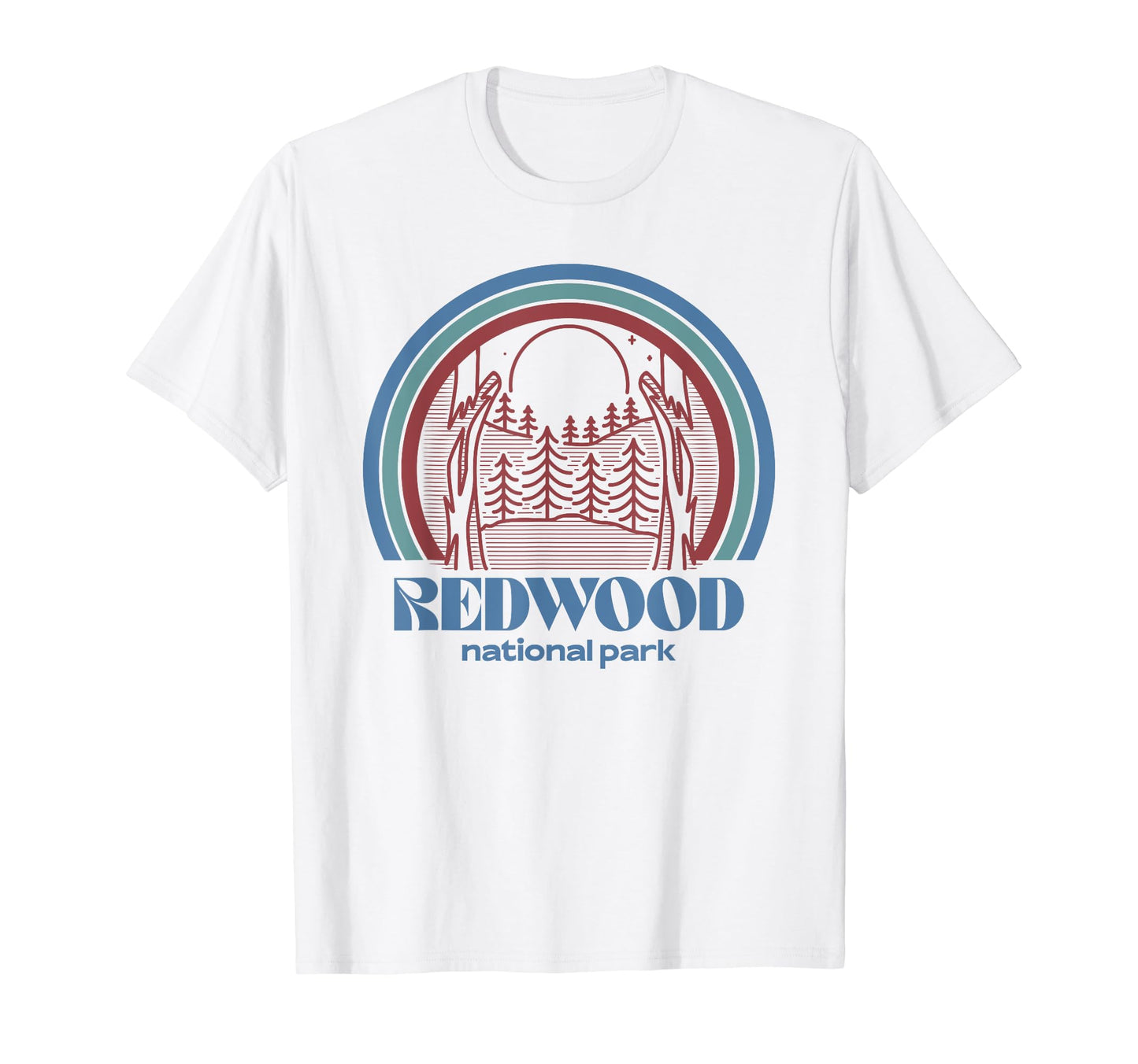 Redwood National Park Outdoor Hiking T-Shirt - Fun Novelty Design Unisex - T-Shirt, Sweatshirt, Hoodie