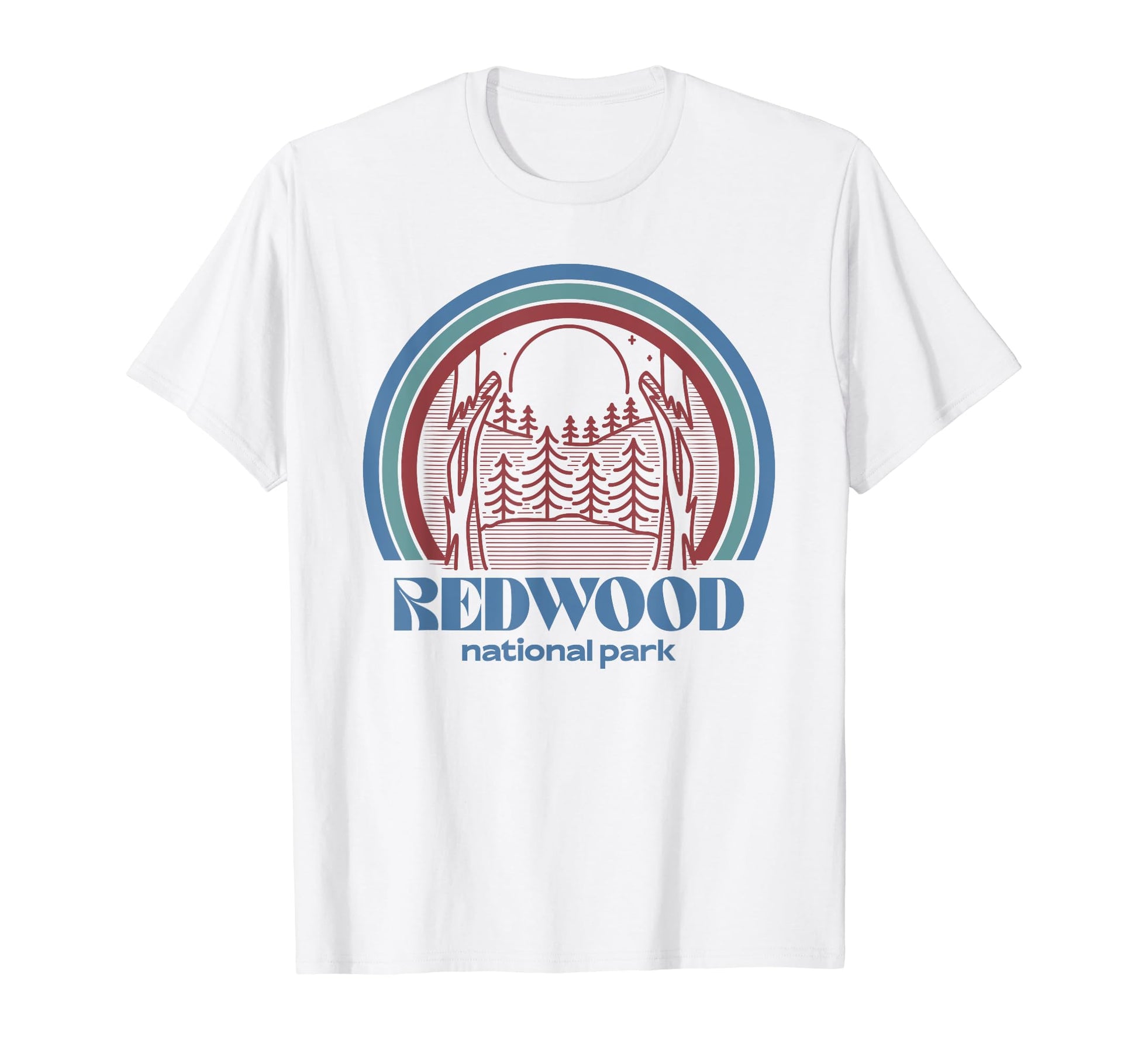 Redwood National Park Outdoor Hiking T-Shirt - Fun Novelty Design Unisex - T-Shirt, Sweatshirt, Hoodie