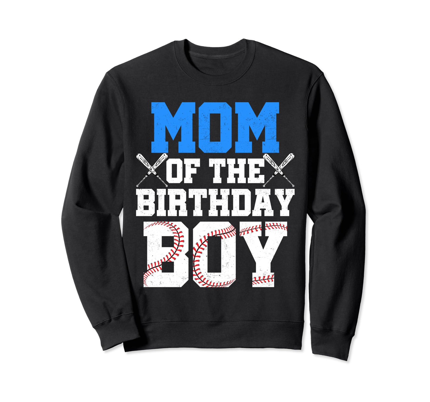 Mom Birthday Baseball Jersey Sweatshirt - Novelty Apparel for Adults - T-Shirt, Sweatshirt, Hoodie