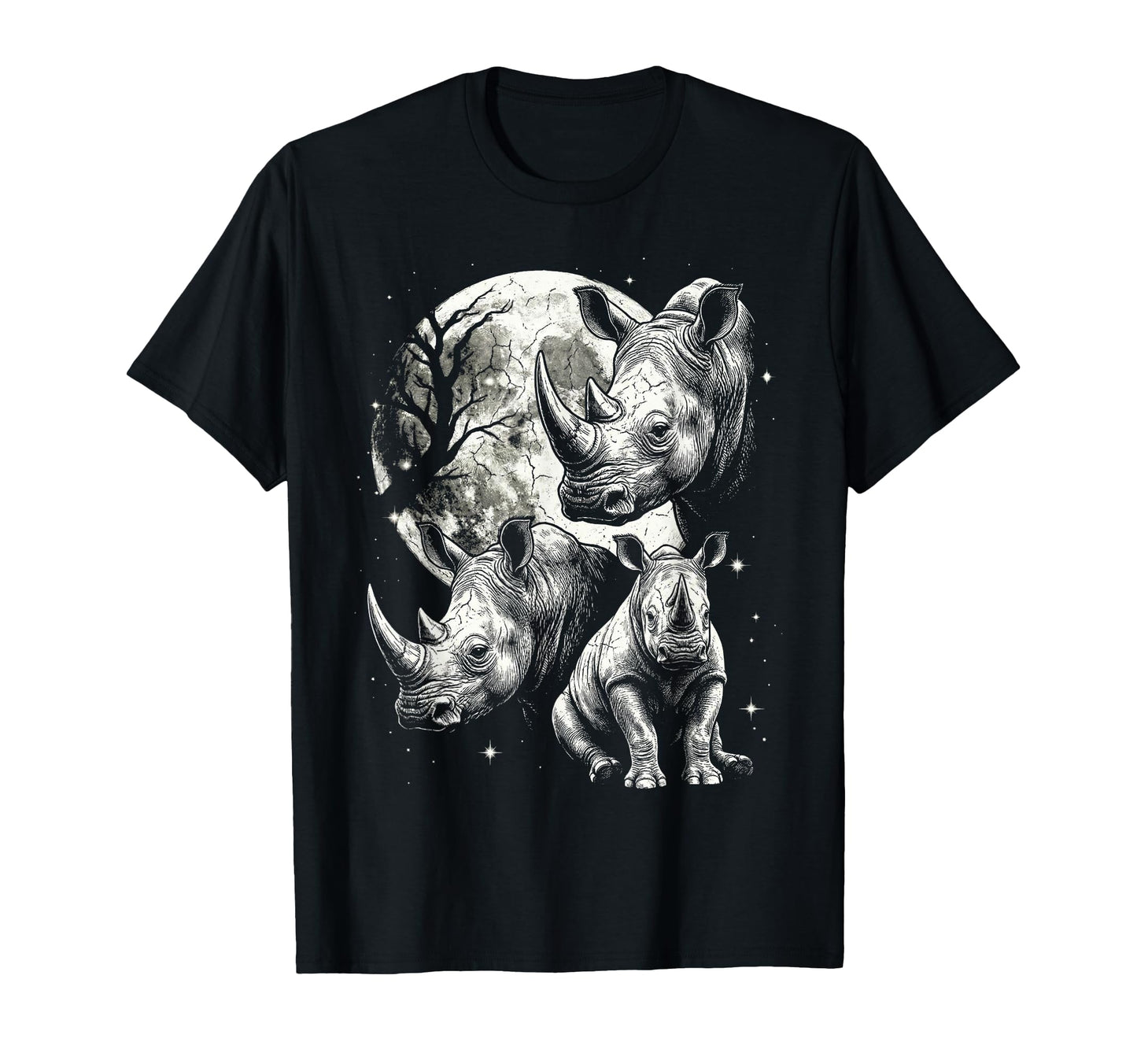 Rhino 90S Aesthetic Y2K Rhinoceros T-Shirt - Minimalist Print for Adults - T-Shirt, Sweatshirt, Hoodie