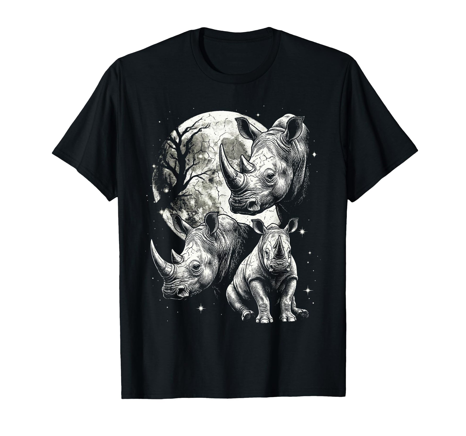 Rhino 90S Aesthetic Y2K Rhinoceros T-Shirt - Minimalist Print for Adults - T-Shirt, Sweatshirt, Hoodie