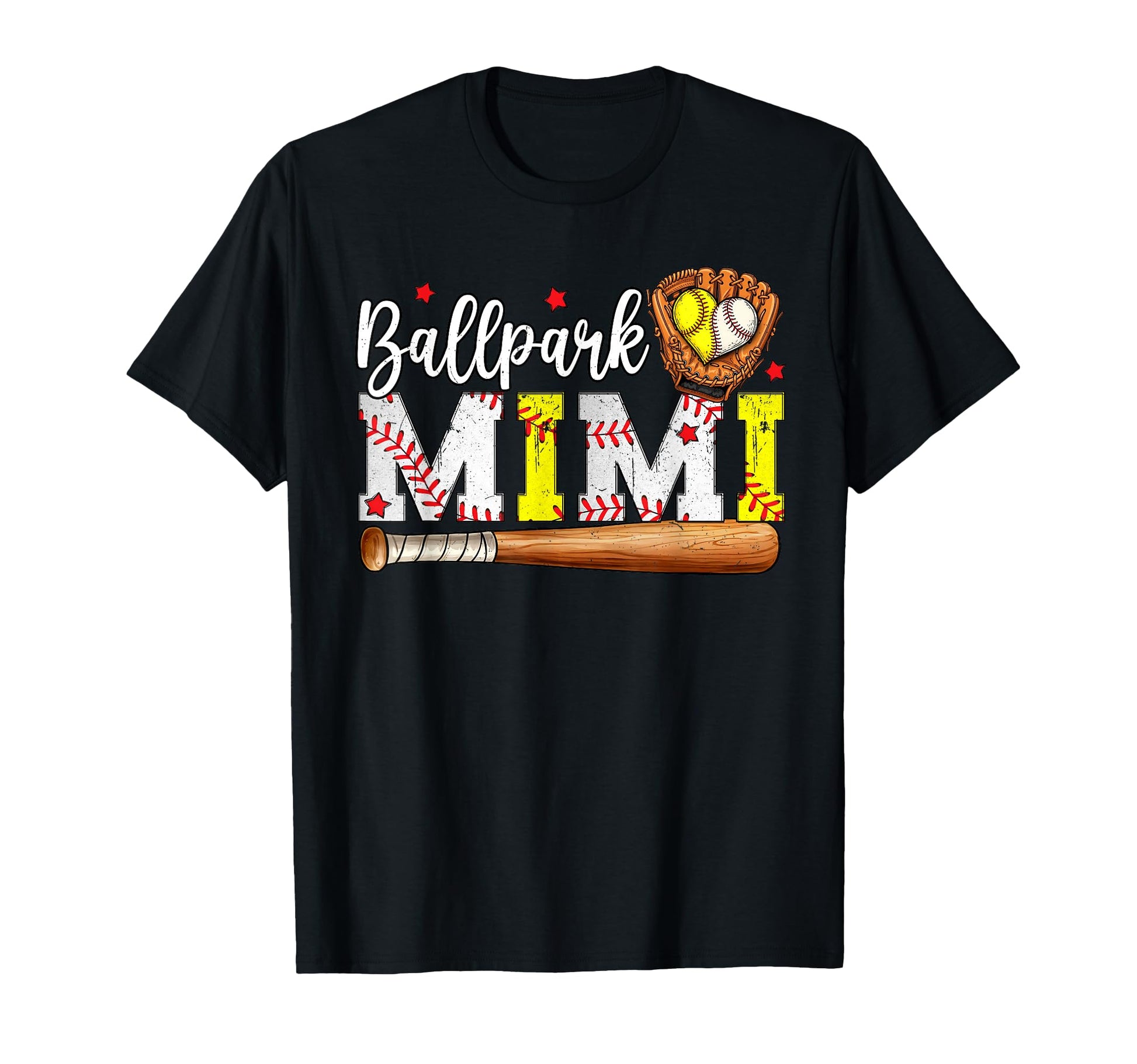 Ballpark Mimi Softball Mimi Baseball T-Shirt - Unique Graphic for Adults - T-Shirt, Sweatshirt, Hoodie