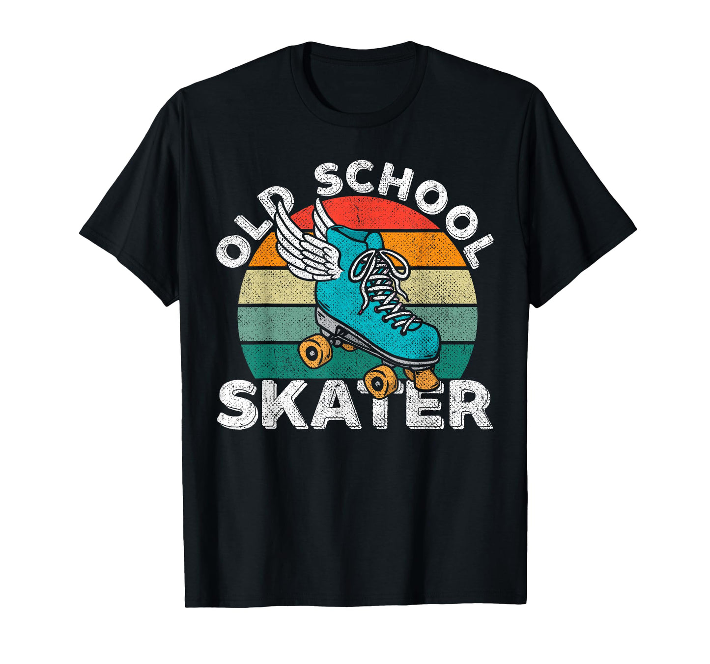 Roller Skating Skate 1970S Old T-Shirt - Aesthetic Graphic for Adults - T-Shirt, Sweatshirt, Hoodie