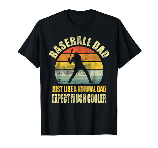 Baseball Dad Funny Father Fathers Day T-Shirt - Graphic Print Men Women - T-Shirt, Sweatshirt, Hoodie