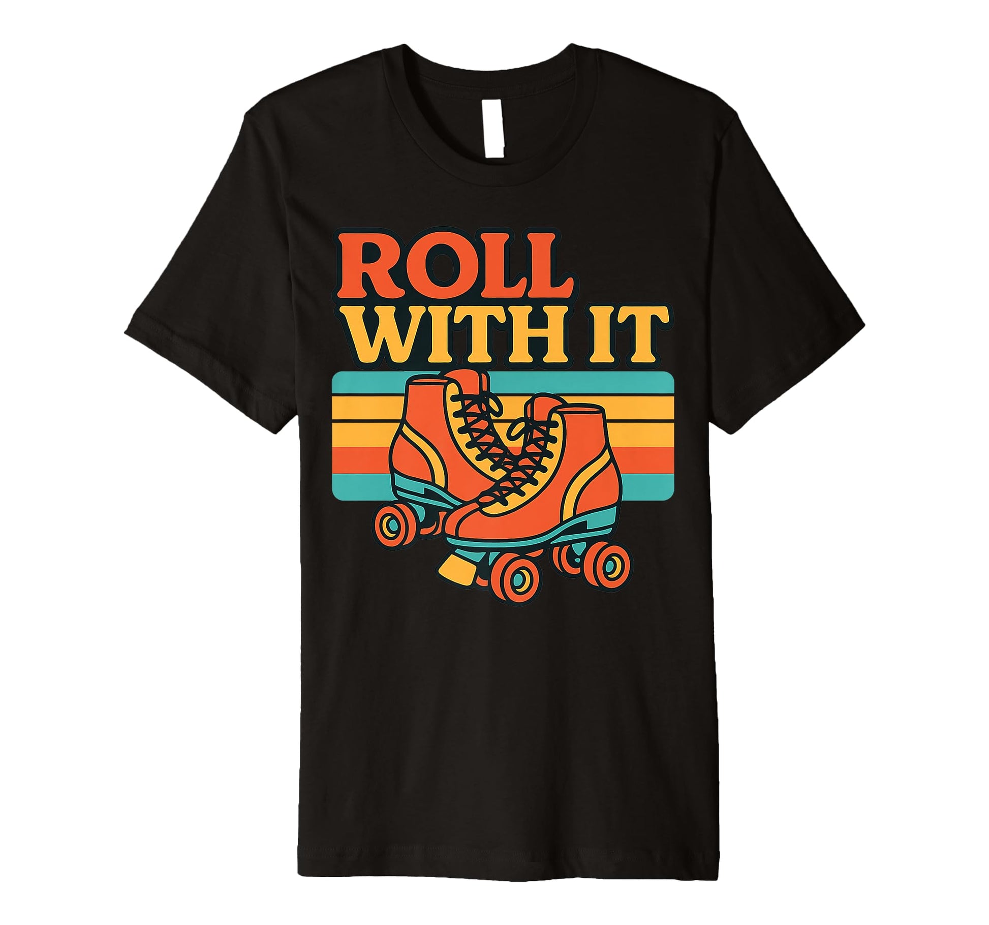 Roller Skate Revival 70S 60S Roll It T-Shirt - Aesthetic Graphic Men Women - T-Shirt, Sweatshirt, Hoodie