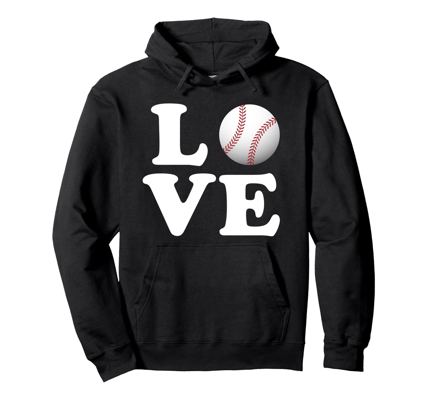 Love Baseball Hoodie - Custom Art Print Men Women - T-Shirt, Sweatshirt, Hoodie