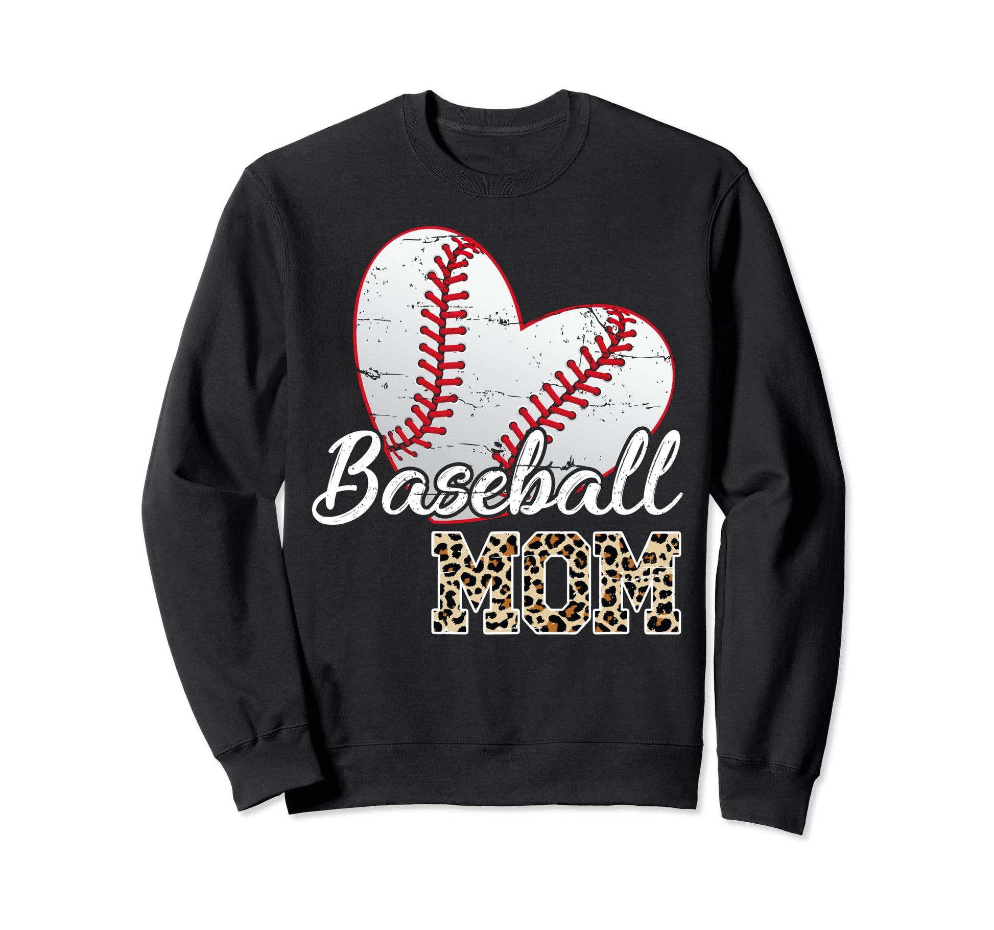 Baseball Mom Gifts Leopard Sweatshirt - Streetwear Style for Adults - T-Shirt, Sweatshirt, Hoodie